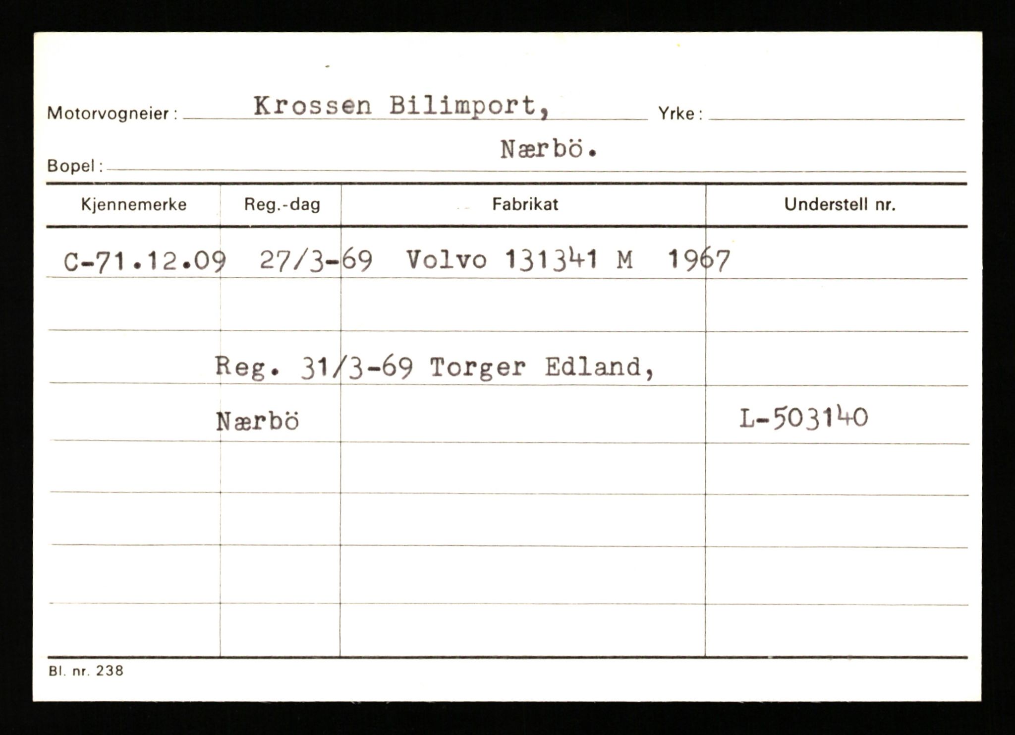 Stavanger trafikkstasjon, AV/SAST-A-101942/0/G/L0012: Registreringsnummer: 363571 - 800000, 1930-1971, p. 2502