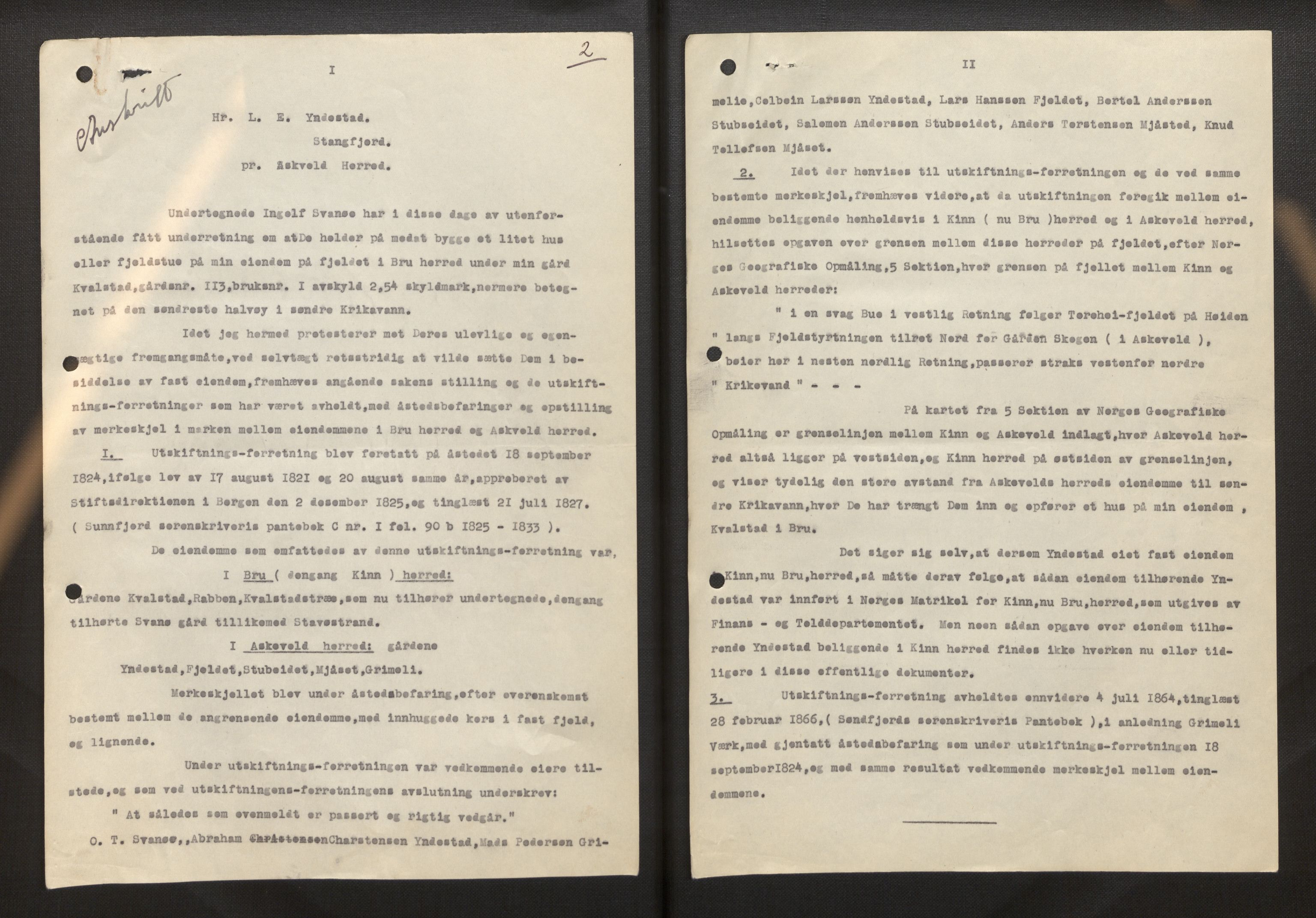 Sogn og Fjordane jordskiftedøme - III Sunnfjord jordskiftedistrikt, AV/SAB-A-6201/B/Bb/L0002: Askvoll gnr. 7-11, 1939-1952, p. 129