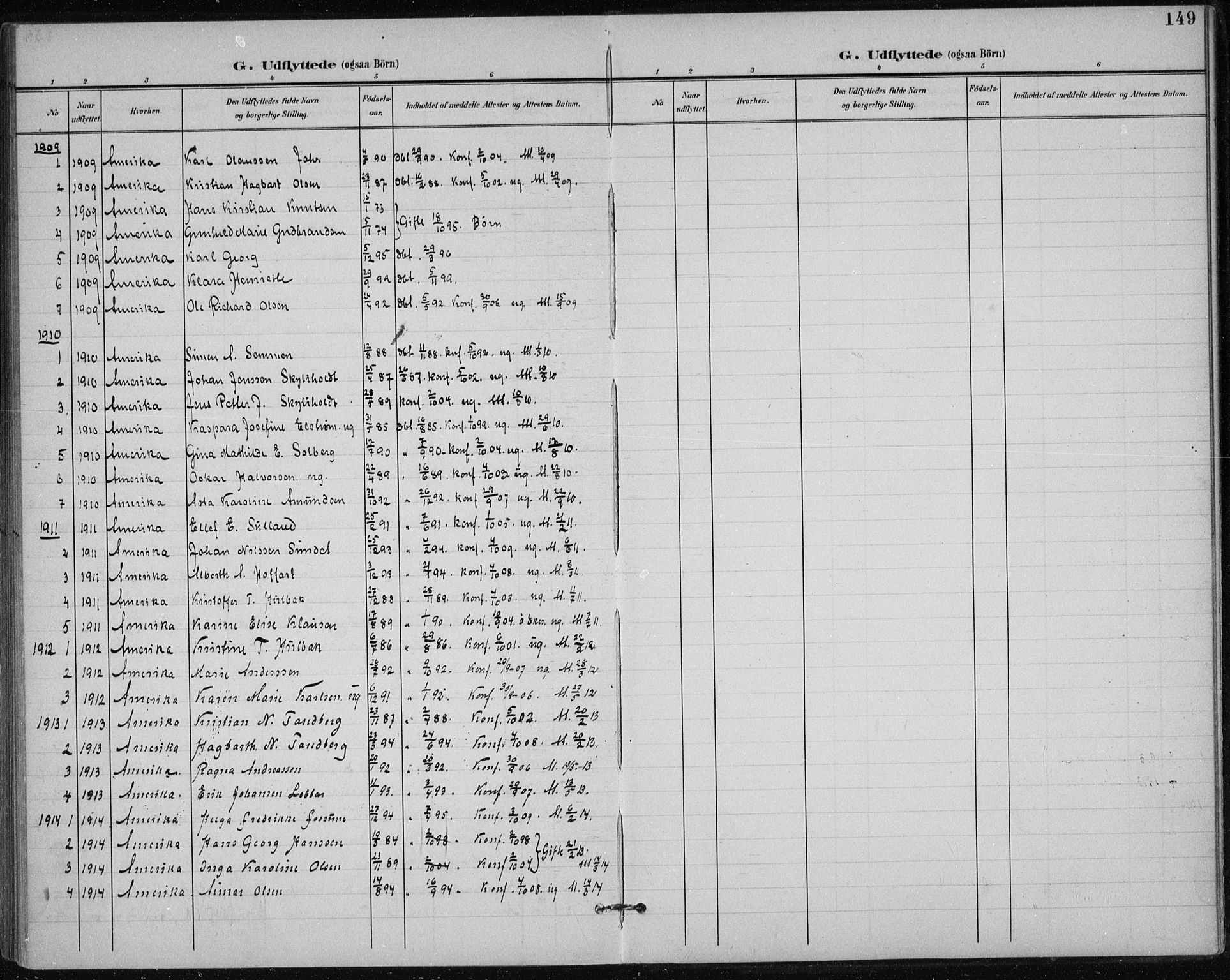 Modum kirkebøker, AV/SAKO-A-234/F/Fa/L0017: Parish register (official) no. 17, 1900-1915, p. 149