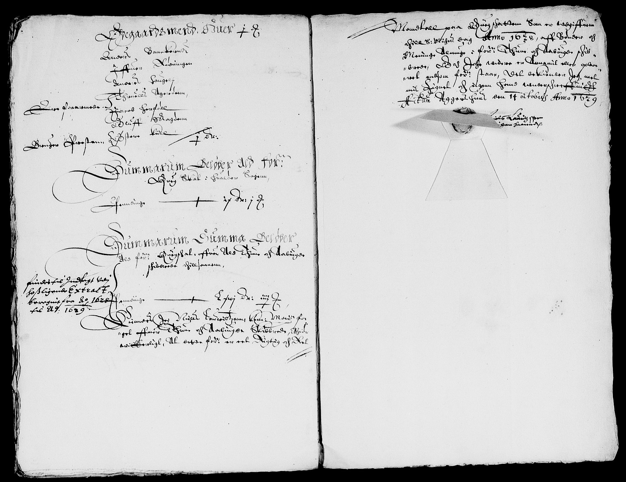 Rentekammeret inntil 1814, Reviderte regnskaper, Lensregnskaper, AV/RA-EA-5023/R/Rb/Rba/L0093: Akershus len, 1627-1629