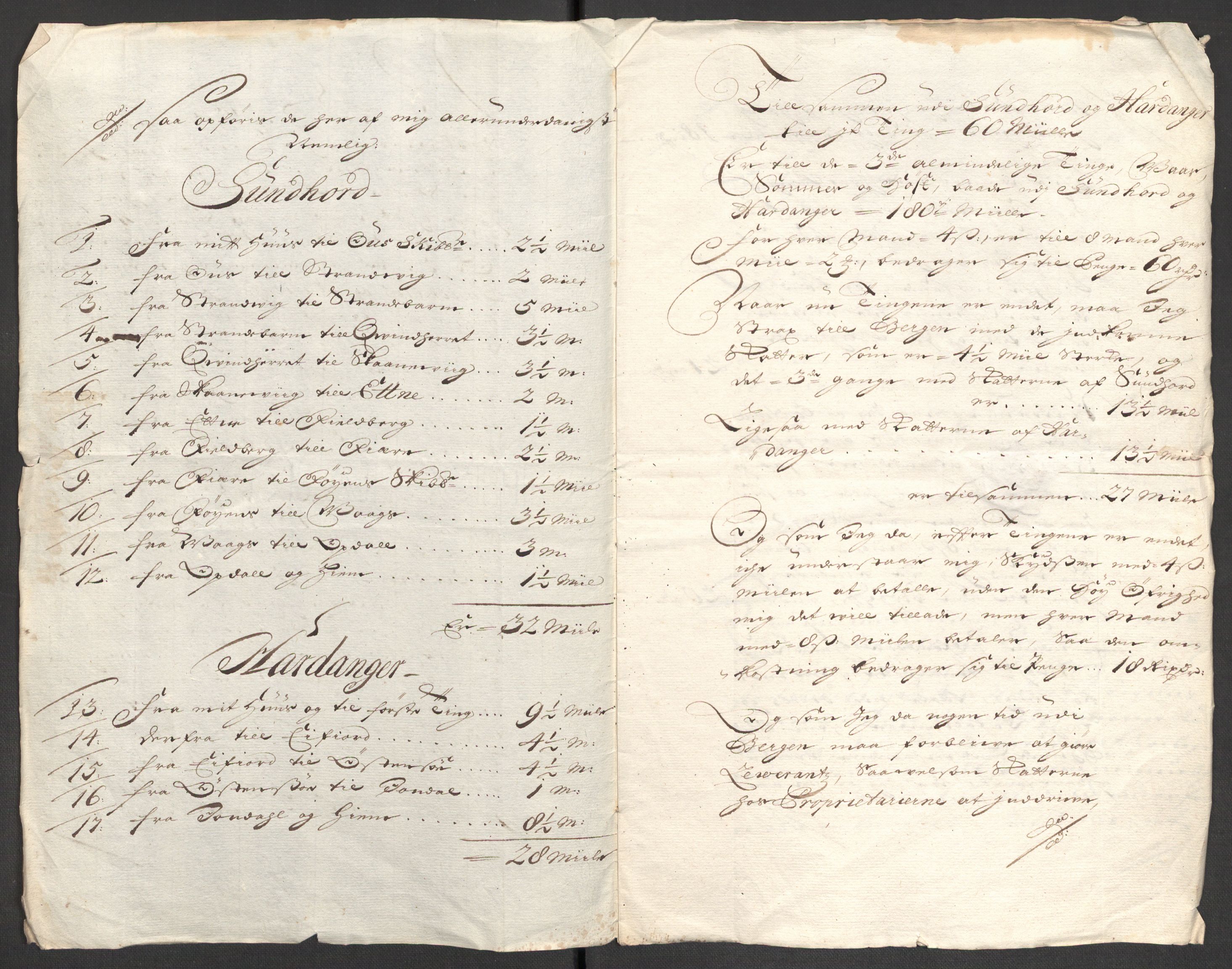 Rentekammeret inntil 1814, Reviderte regnskaper, Fogderegnskap, AV/RA-EA-4092/R48/L2983: Fogderegnskap Sunnhordland og Hardanger, 1705, p. 257