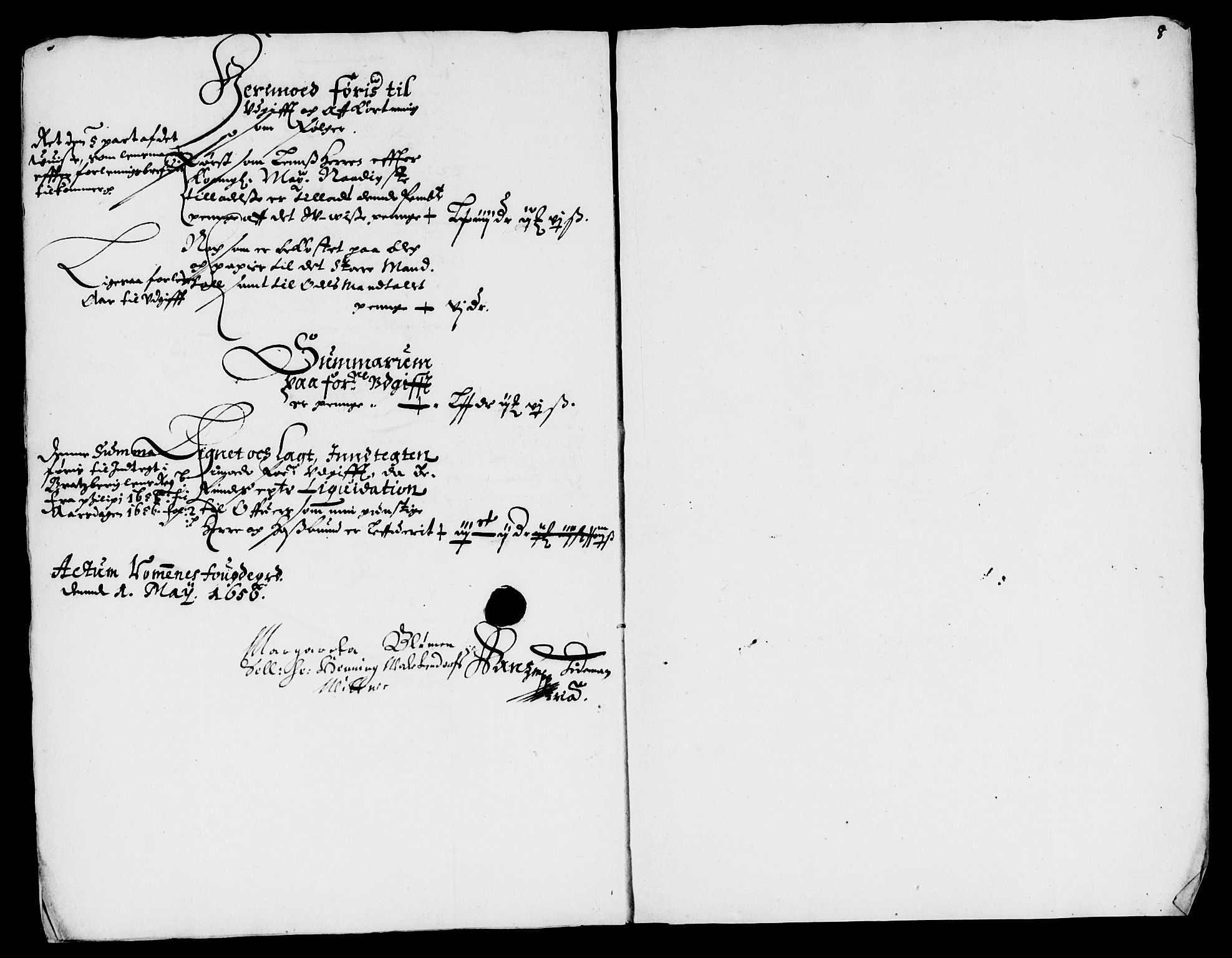 Rentekammeret inntil 1814, Reviderte regnskaper, Lensregnskaper, AV/RA-EA-5023/R/Rb/Rbp/L0041: Bratsberg len, 1654-1656