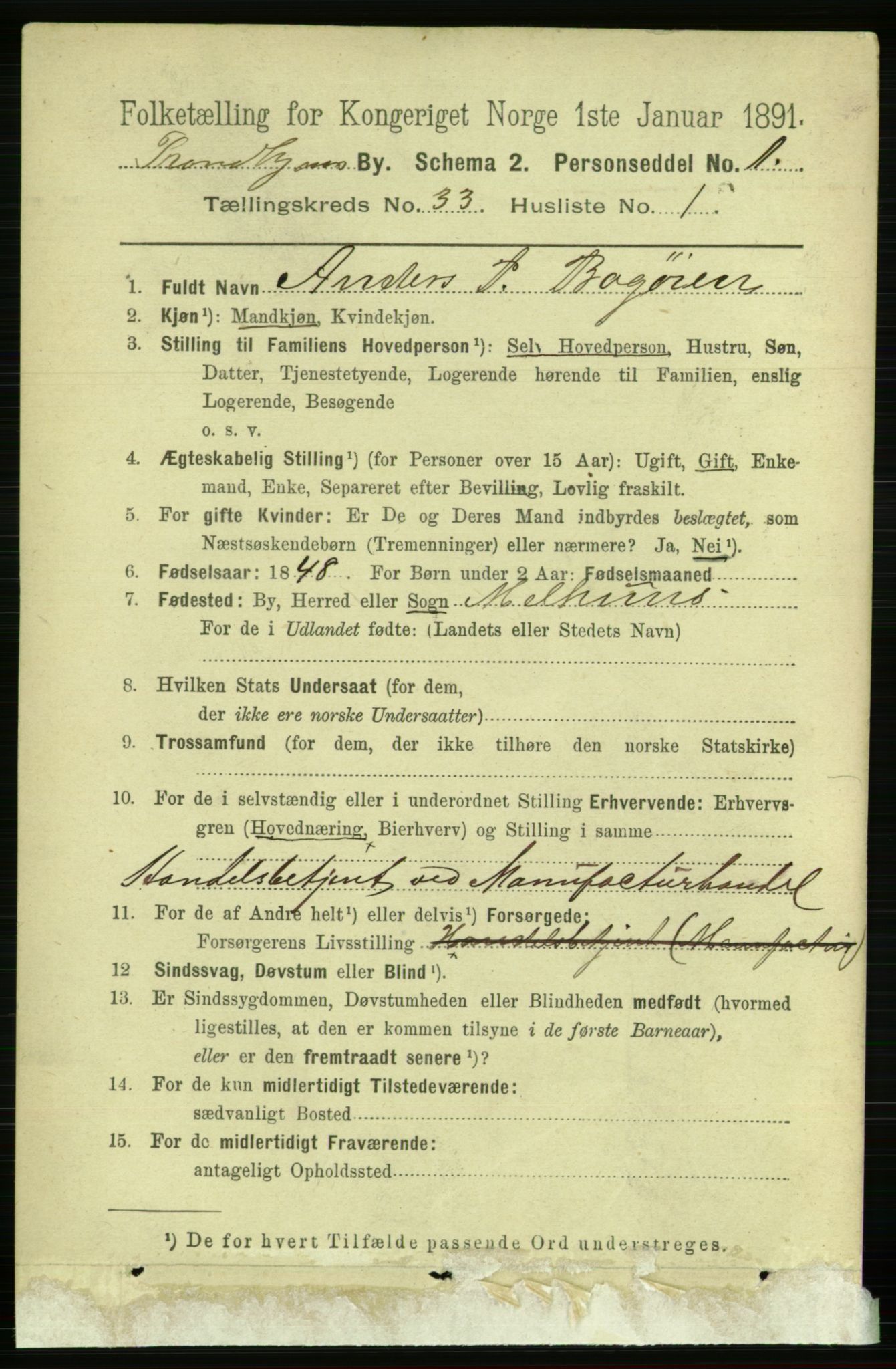 RA, 1891 census for 1601 Trondheim, 1891, p. 24960