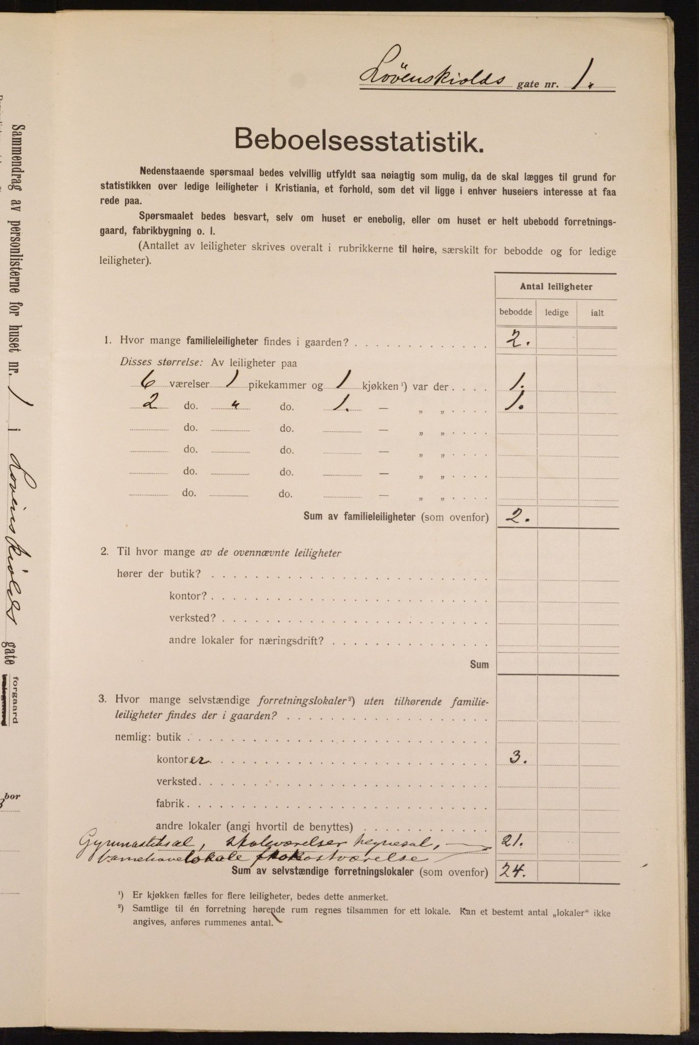 OBA, Municipal Census 1913 for Kristiania, 1913, p. 58577