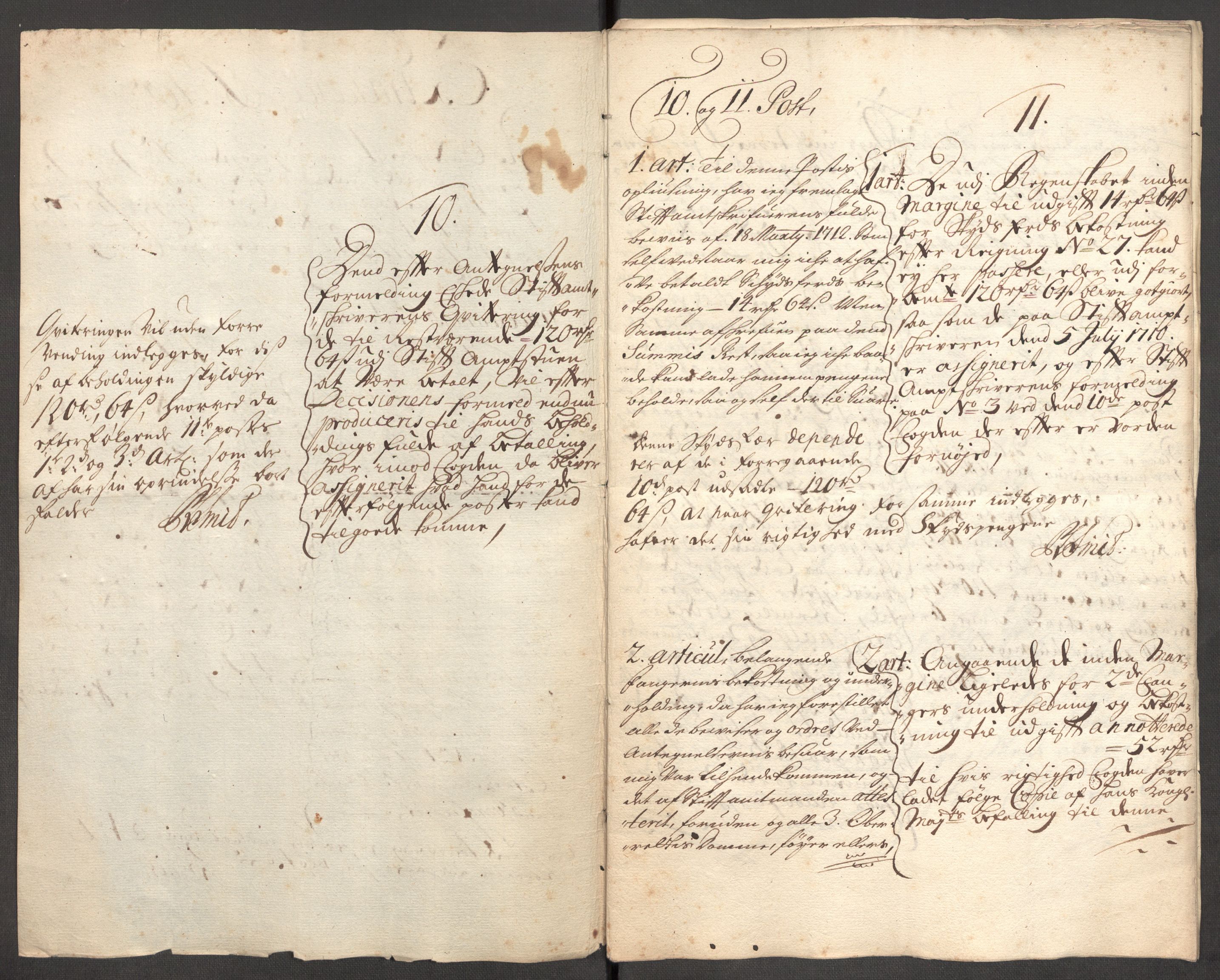 Rentekammeret inntil 1814, Reviderte regnskaper, Fogderegnskap, AV/RA-EA-4092/R64/L4431: Fogderegnskap Namdal, 1709-1710, p. 251