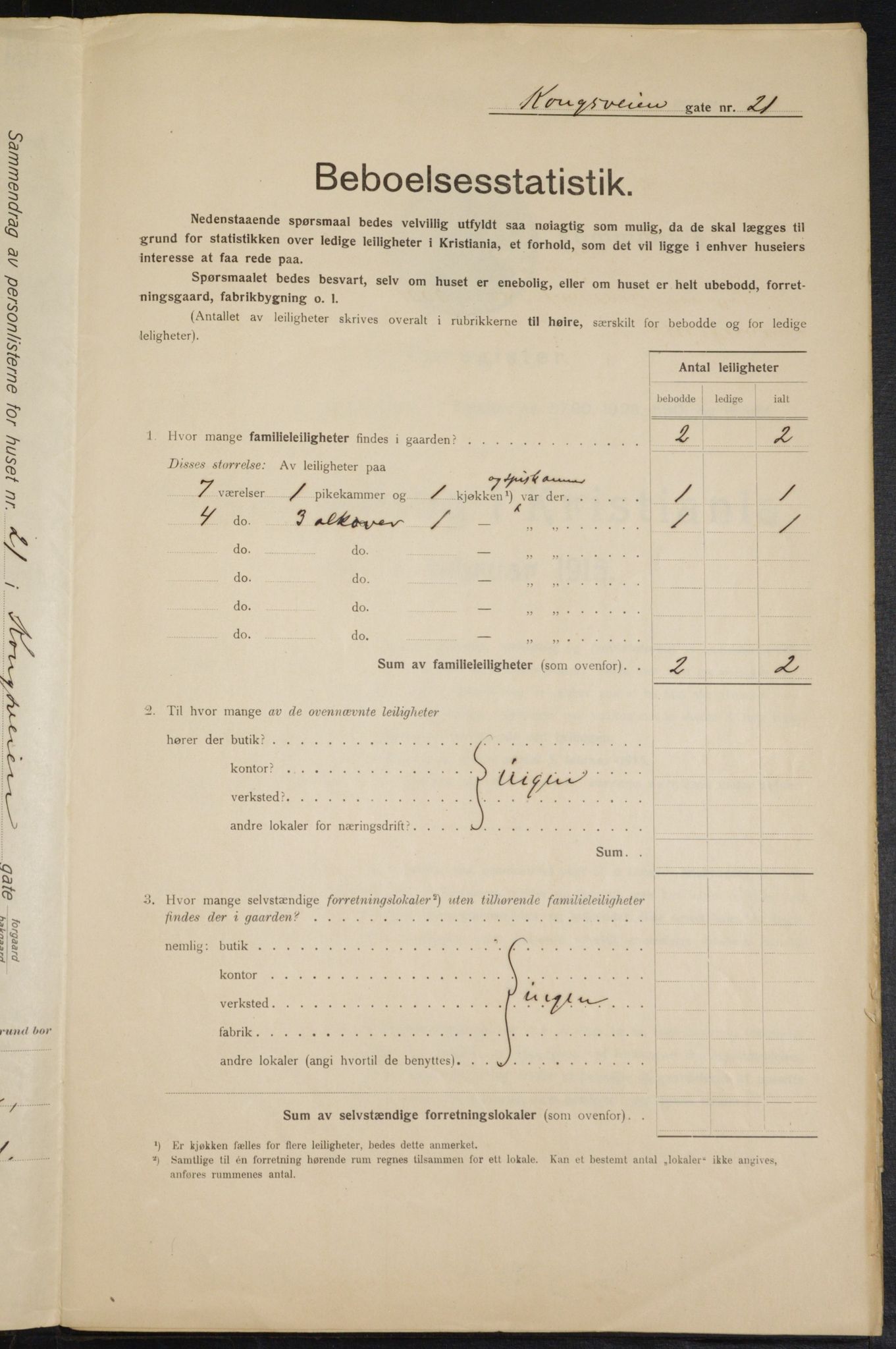 OBA, Municipal Census 1915 for Kristiania, 1915, p. 52503