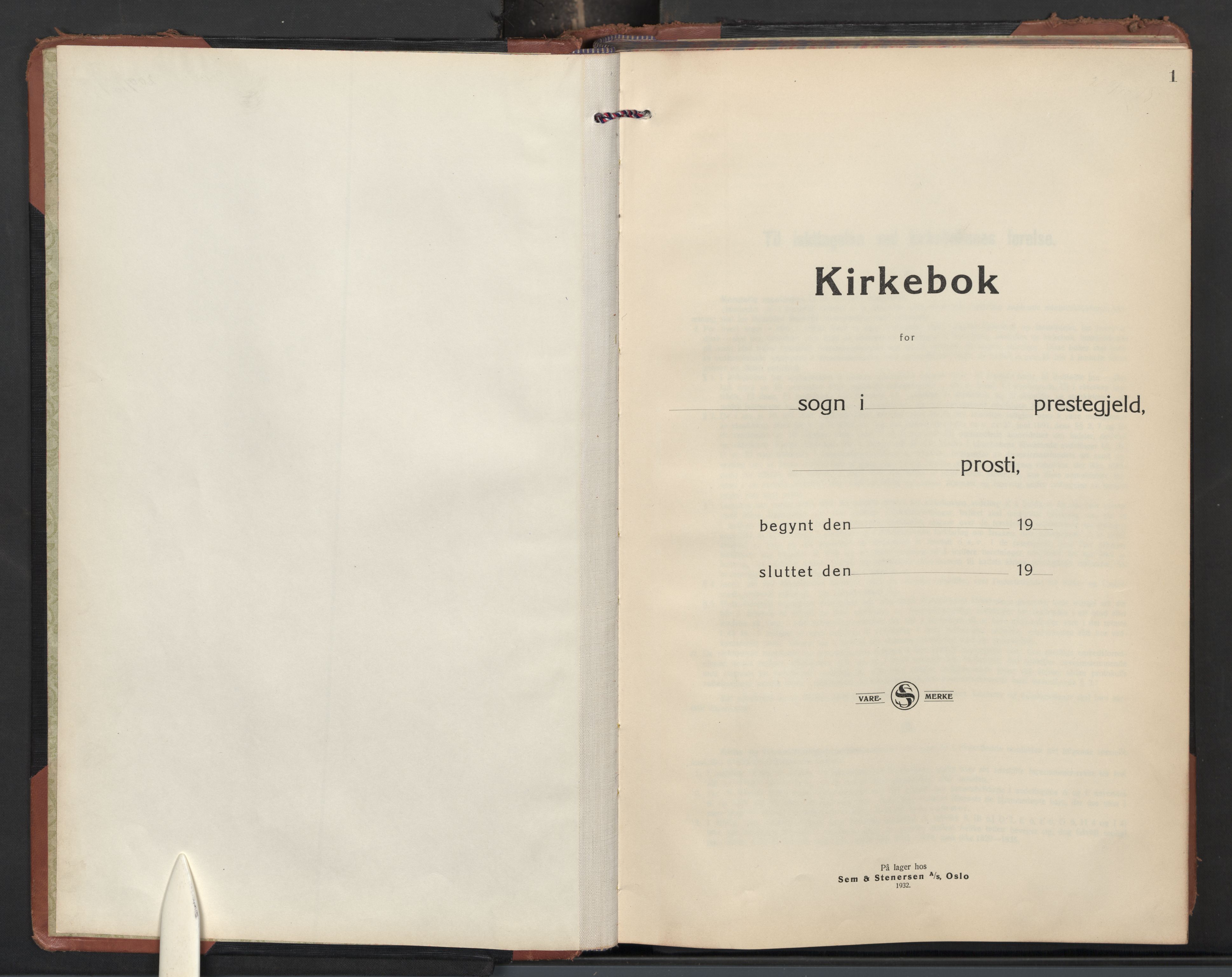 Petrus prestekontor Kirkebøker, SAO/A-10872/F/Fb/L0001: Parish register (official) no. II 2, 1944-1945, p. 1