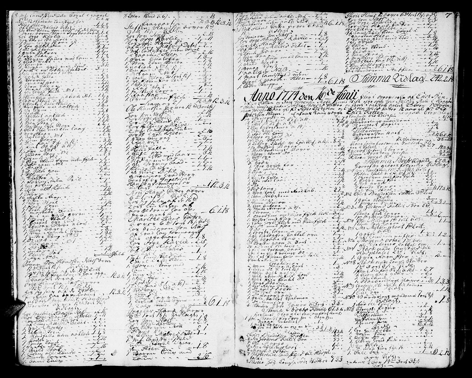 Romsdal sorenskriveri, SAT/A-4149/1/3/3A/L0010: Skifteprotokoll, 1774-1782, p. 6b-7a