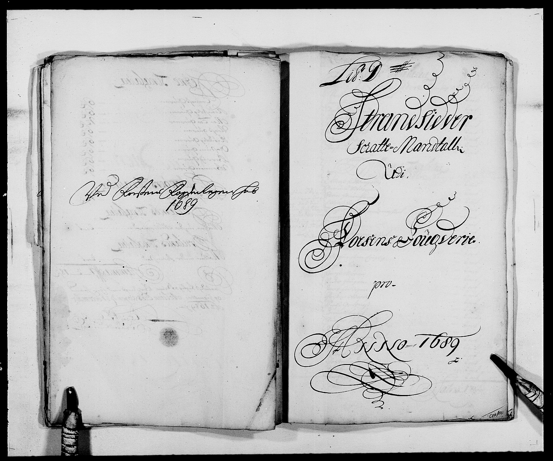 Rentekammeret inntil 1814, Reviderte regnskaper, Fogderegnskap, AV/RA-EA-4092/R57/L3847: Fogderegnskap Fosen, 1689, p. 28