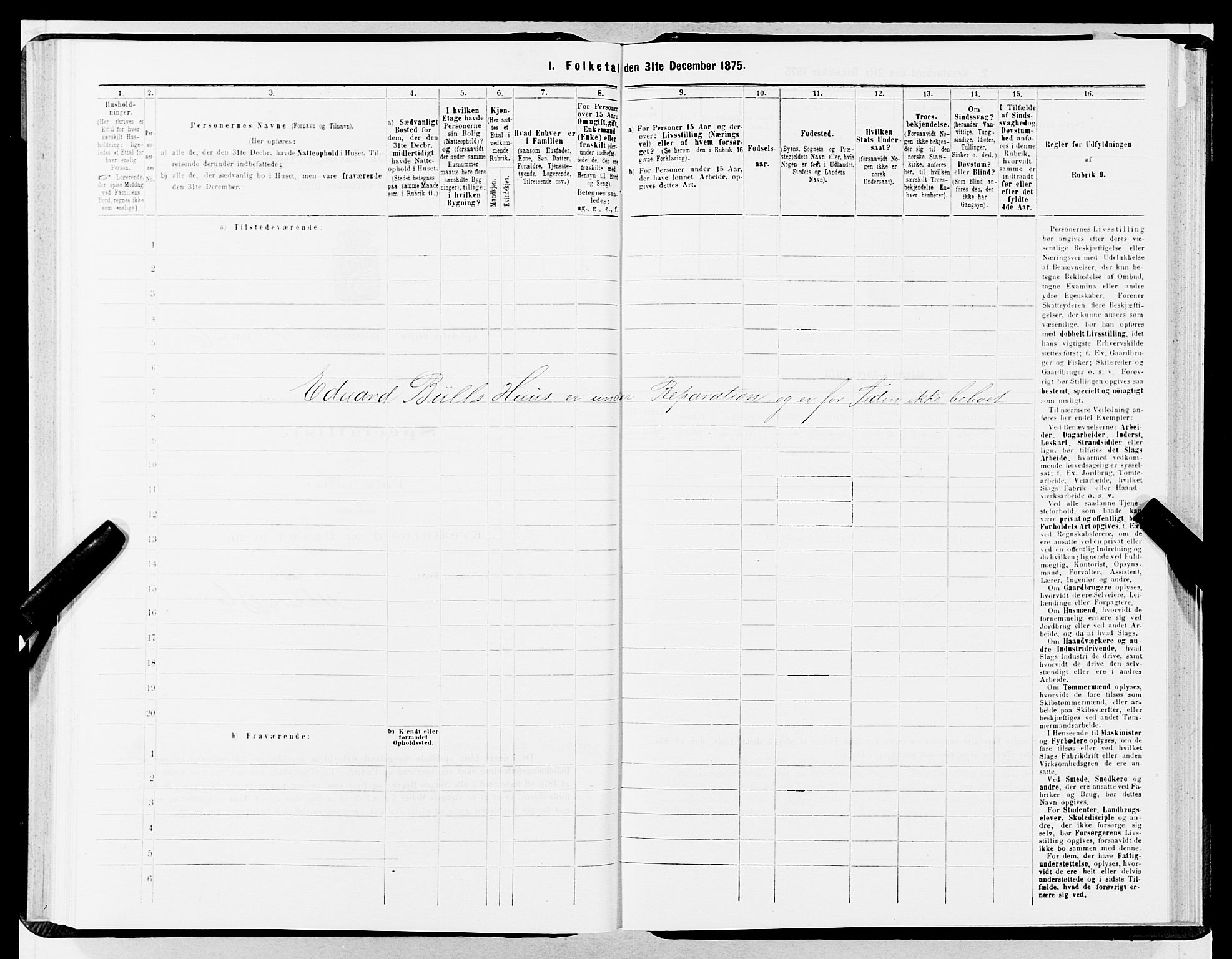 SAB, 1875 census for 1301 Bergen, 1875, p. 2448