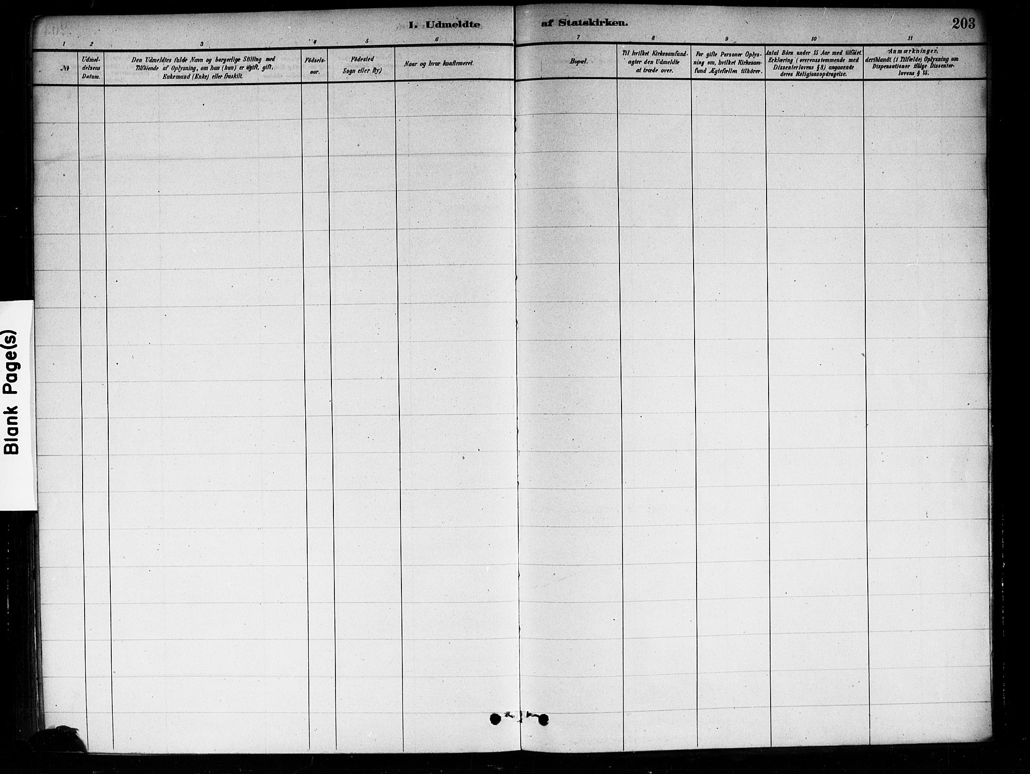 Asker prestekontor Kirkebøker, AV/SAO-A-10256a/F/Fa/L0014: Parish register (official) no. I 14, 1879-1900, p. 203