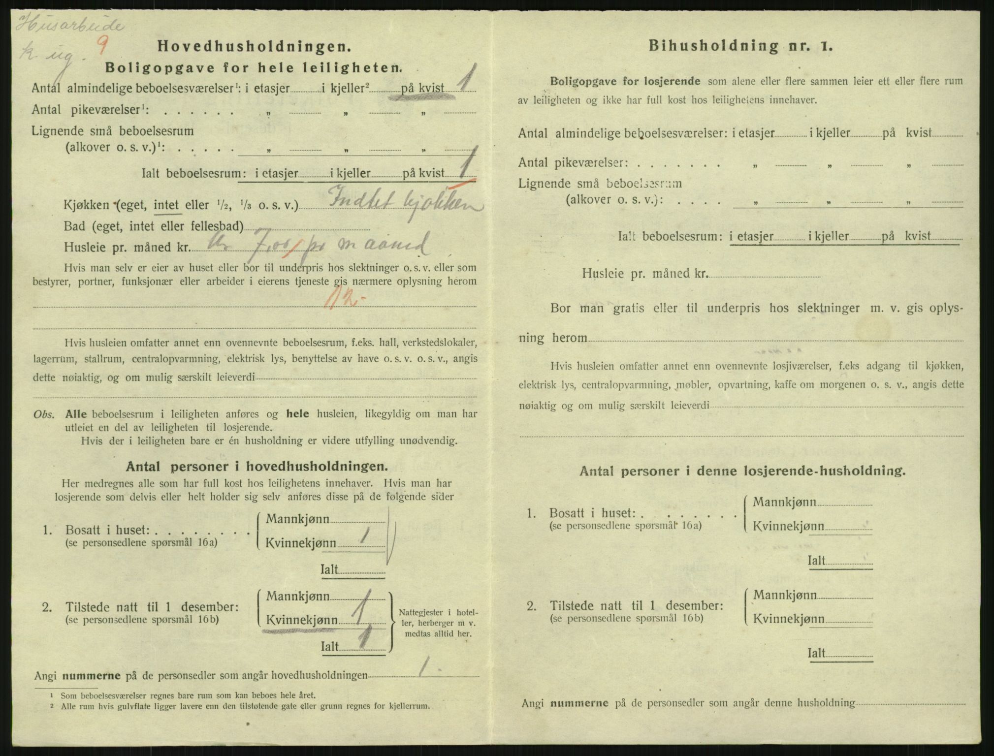 SAKO, 1920 census for Horten, 1920, p. 4954