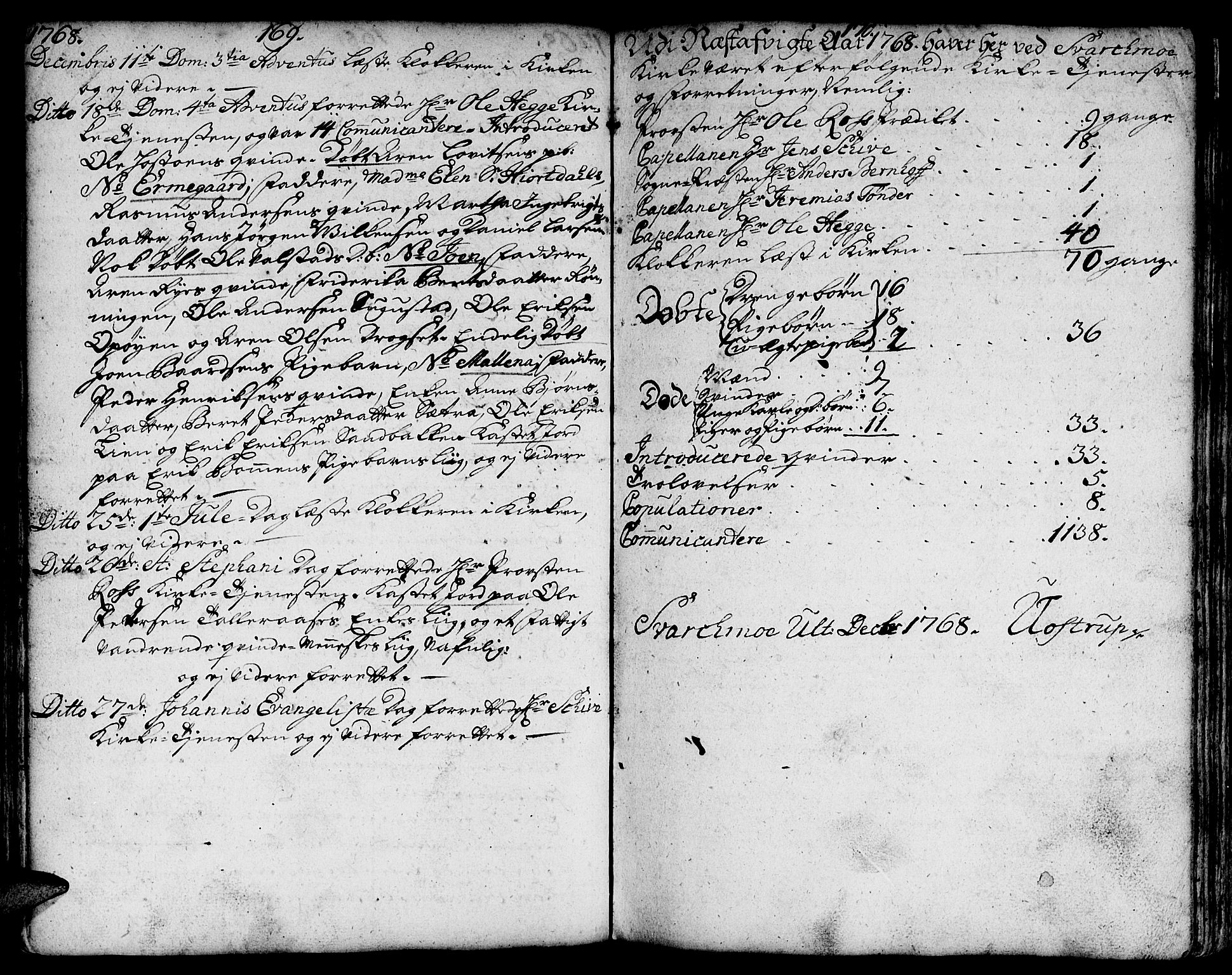 Ministerialprotokoller, klokkerbøker og fødselsregistre - Sør-Trøndelag, SAT/A-1456/671/L0840: Parish register (official) no. 671A02, 1756-1794, p. 169-170