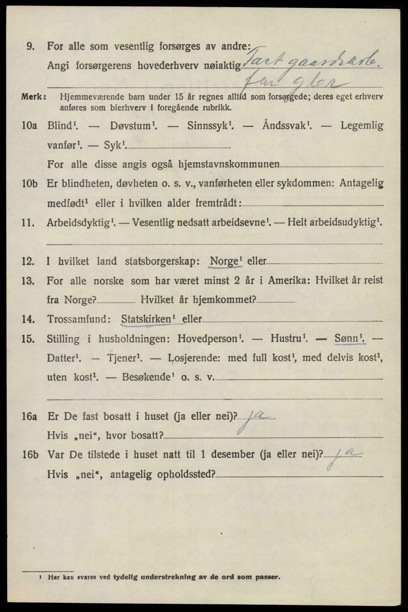 SAO, 1920 census for Nesodden, 1920, p. 4088