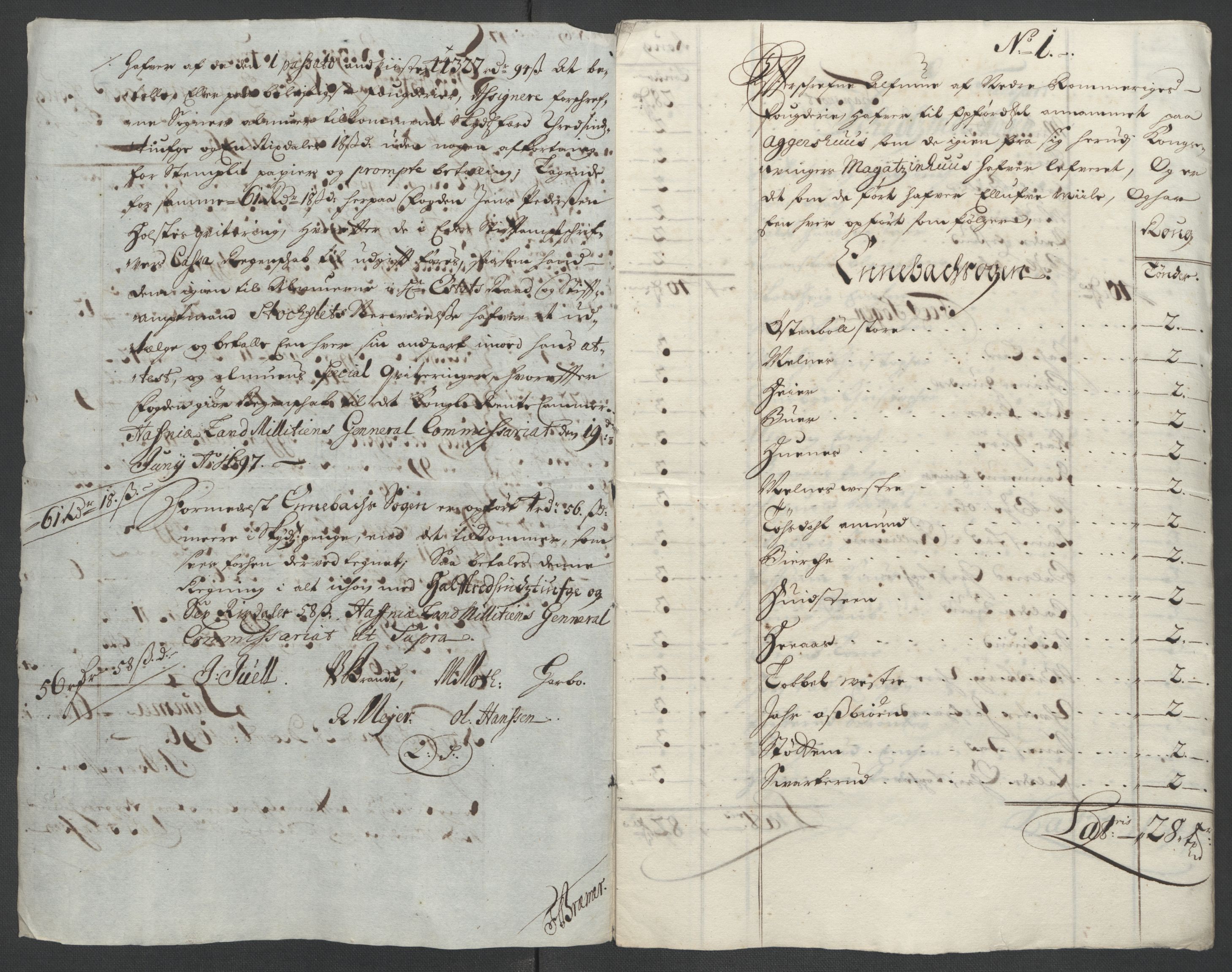 Rentekammeret inntil 1814, Reviderte regnskaper, Fogderegnskap, AV/RA-EA-4092/R11/L0580: Fogderegnskap Nedre Romerike, 1696-1697, p. 426