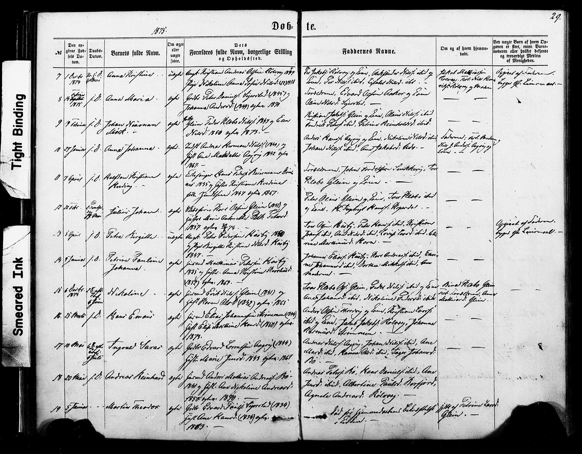 Ministerialprotokoller, klokkerbøker og fødselsregistre - Nordland, SAT/A-1459/835/L0524: Parish register (official) no. 835A02, 1865-1880, p. 29