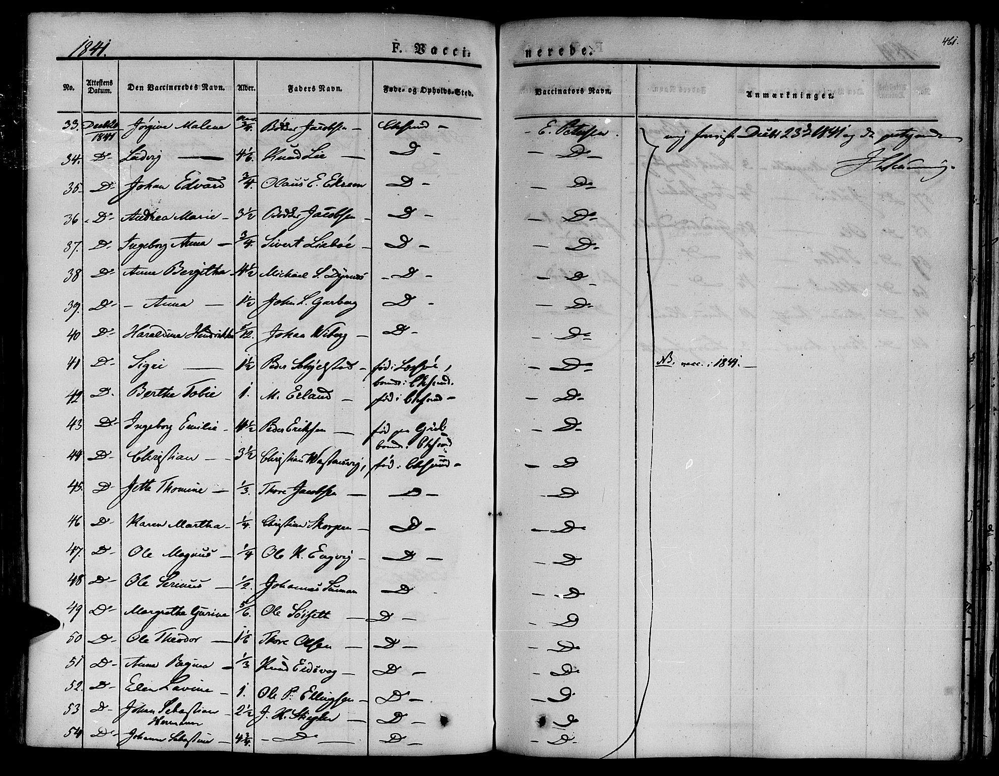 Ministerialprotokoller, klokkerbøker og fødselsregistre - Møre og Romsdal, AV/SAT-A-1454/572/L0843: Parish register (official) no. 572A06, 1832-1842, p. 461