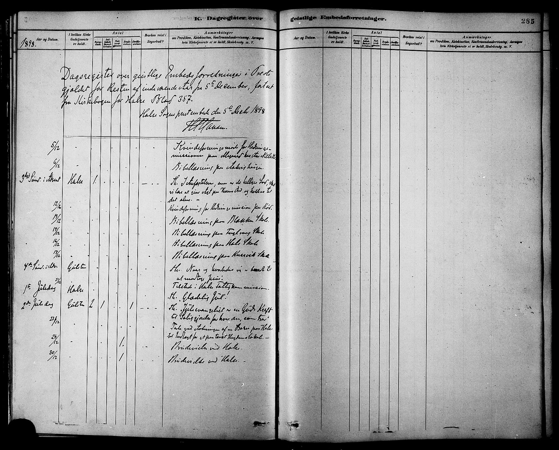 Ministerialprotokoller, klokkerbøker og fødselsregistre - Møre og Romsdal, AV/SAT-A-1454/577/L0896: Parish register (official) no. 577A03, 1880-1898, p. 285