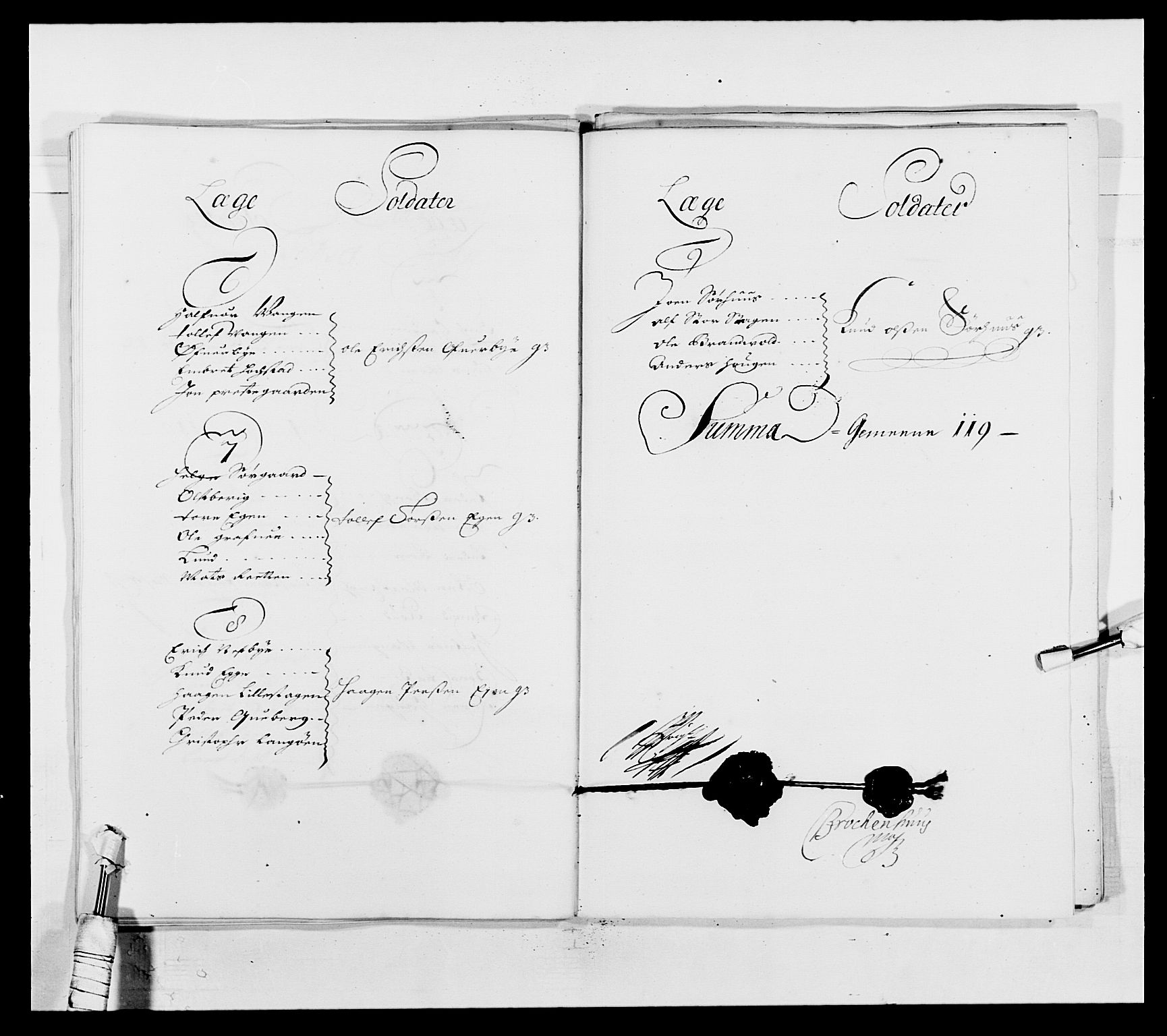 Kommanderende general (KG I) med Det norske krigsdirektorium, AV/RA-EA-5419/E/Ea/L0499: Opplandske regiment, 1690-1693, p. 330