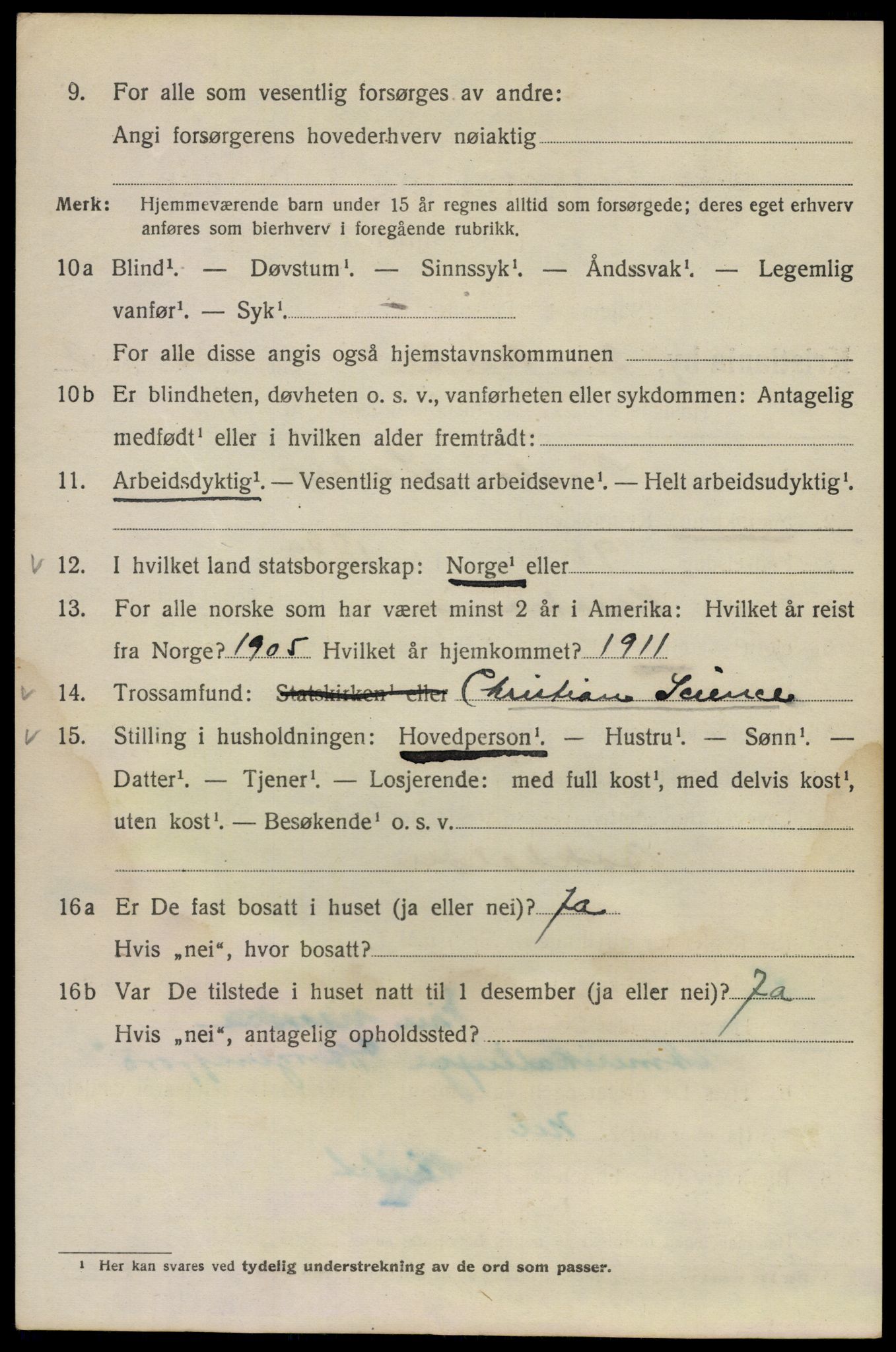 SAO, 1920 census for Kristiania, 1920, p. 247028