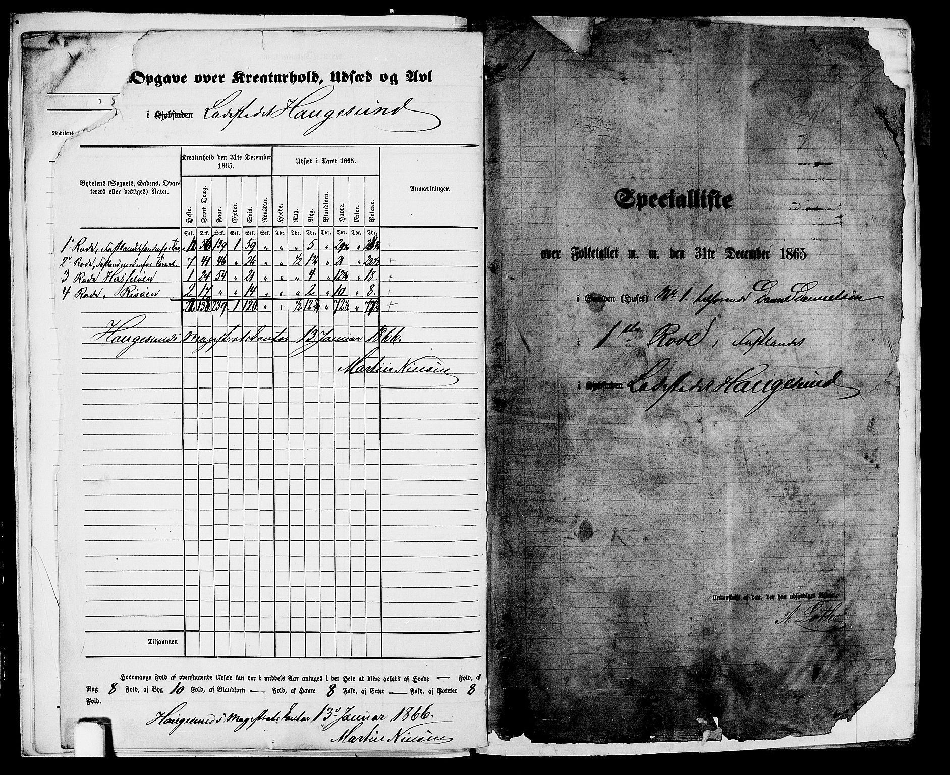 RA, 1865 census for Torvastad/Haugesund, 1865, p. 7