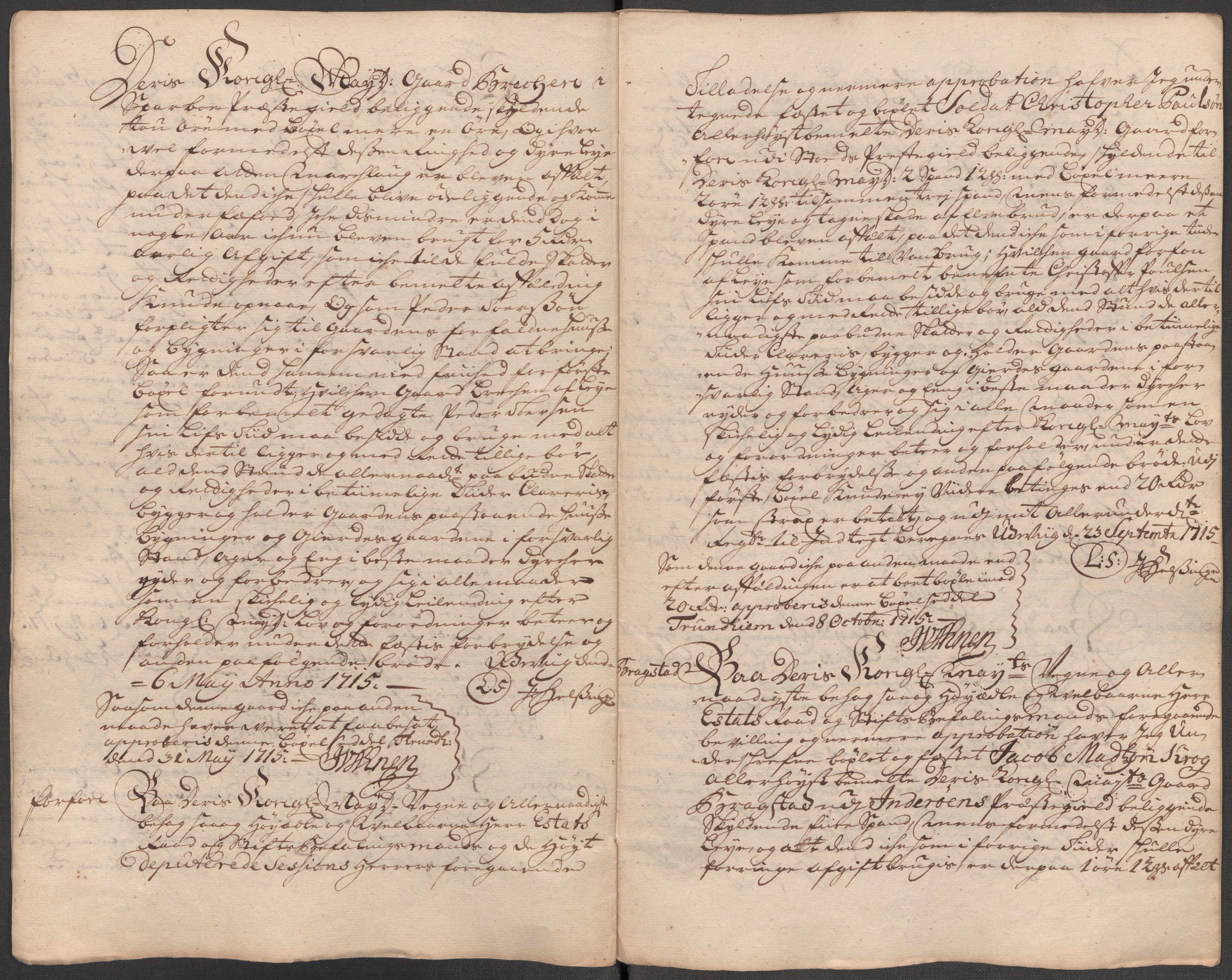 Rentekammeret inntil 1814, Reviderte regnskaper, Fogderegnskap, RA/EA-4092/R63/L4323: Fogderegnskap Inderøy, 1715, p. 259