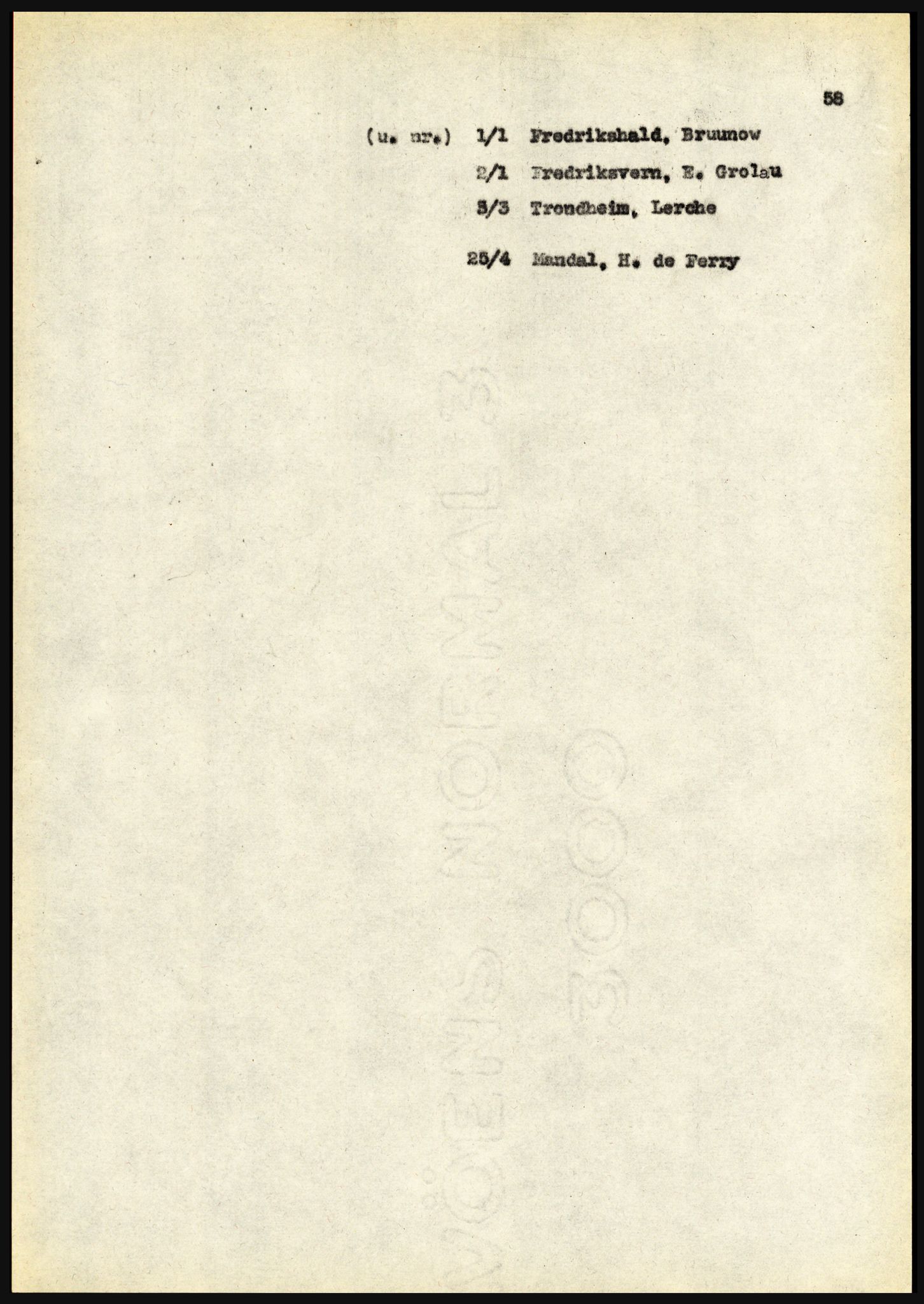 Riksarkivet, Seksjon for eldre arkiv og spesialsamlinger, AV/RA-EA-6797/H/Ha, 1953, p. 58