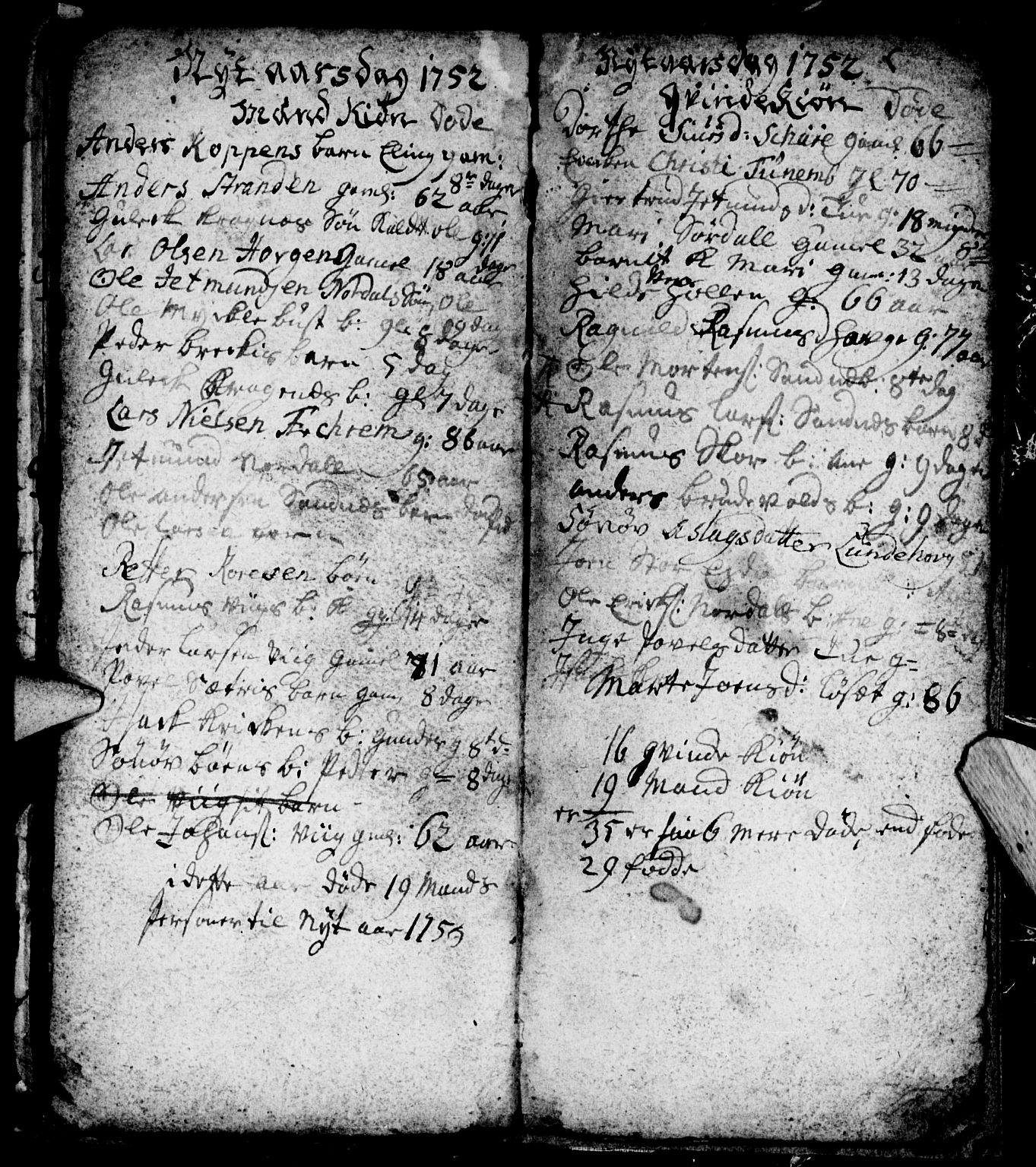 Ministerialprotokoller, klokkerbøker og fødselsregistre - Møre og Romsdal, SAT/A-1454/501/L0001: Parish register (official) no. 501A01, 1742-1760