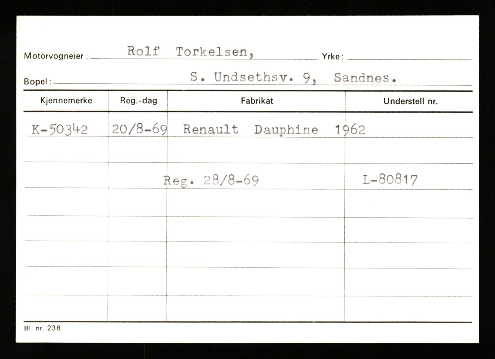 Stavanger trafikkstasjon, AV/SAST-A-101942/0/G/L0007: Registreringsnummer: 49019 - 67460, 1930-1971, p. 279