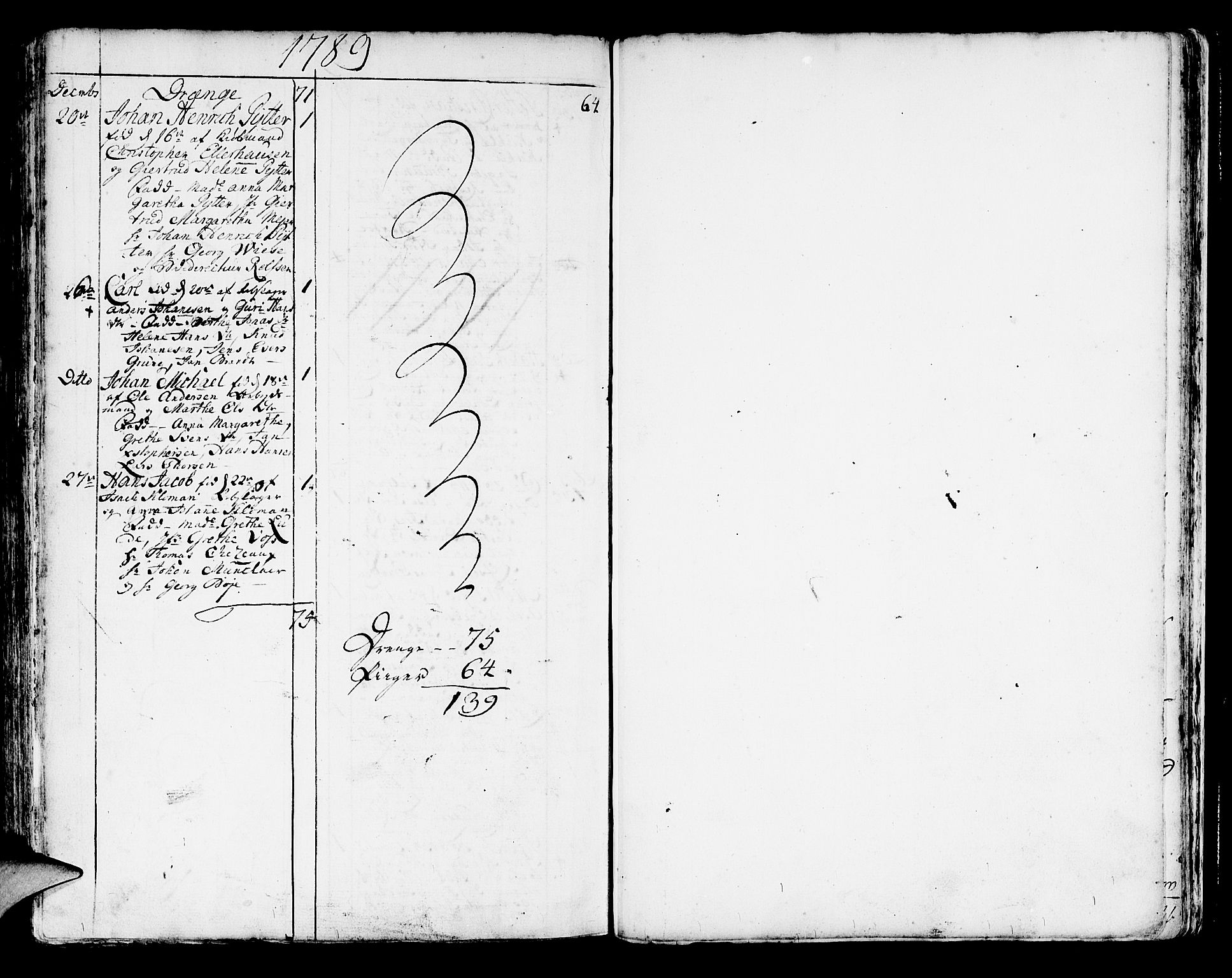 Korskirken sokneprestembete, SAB/A-76101/H/Haa/L0005: Parish register (official) no. A 5, 1751-1789, p. 243