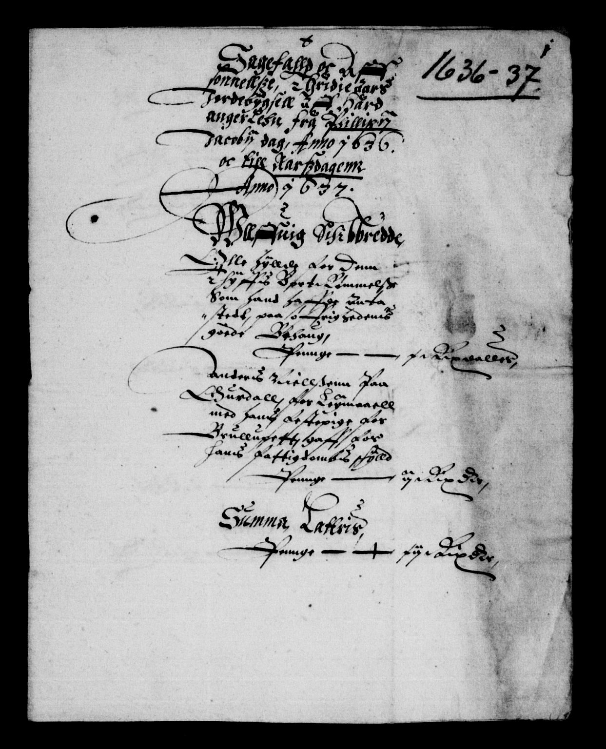 Rentekammeret inntil 1814, Reviderte regnskaper, Lensregnskaper, AV/RA-EA-5023/R/Rb/Rbu/L0006: Hardanger og Halsnøy kloster len, 1636-1658