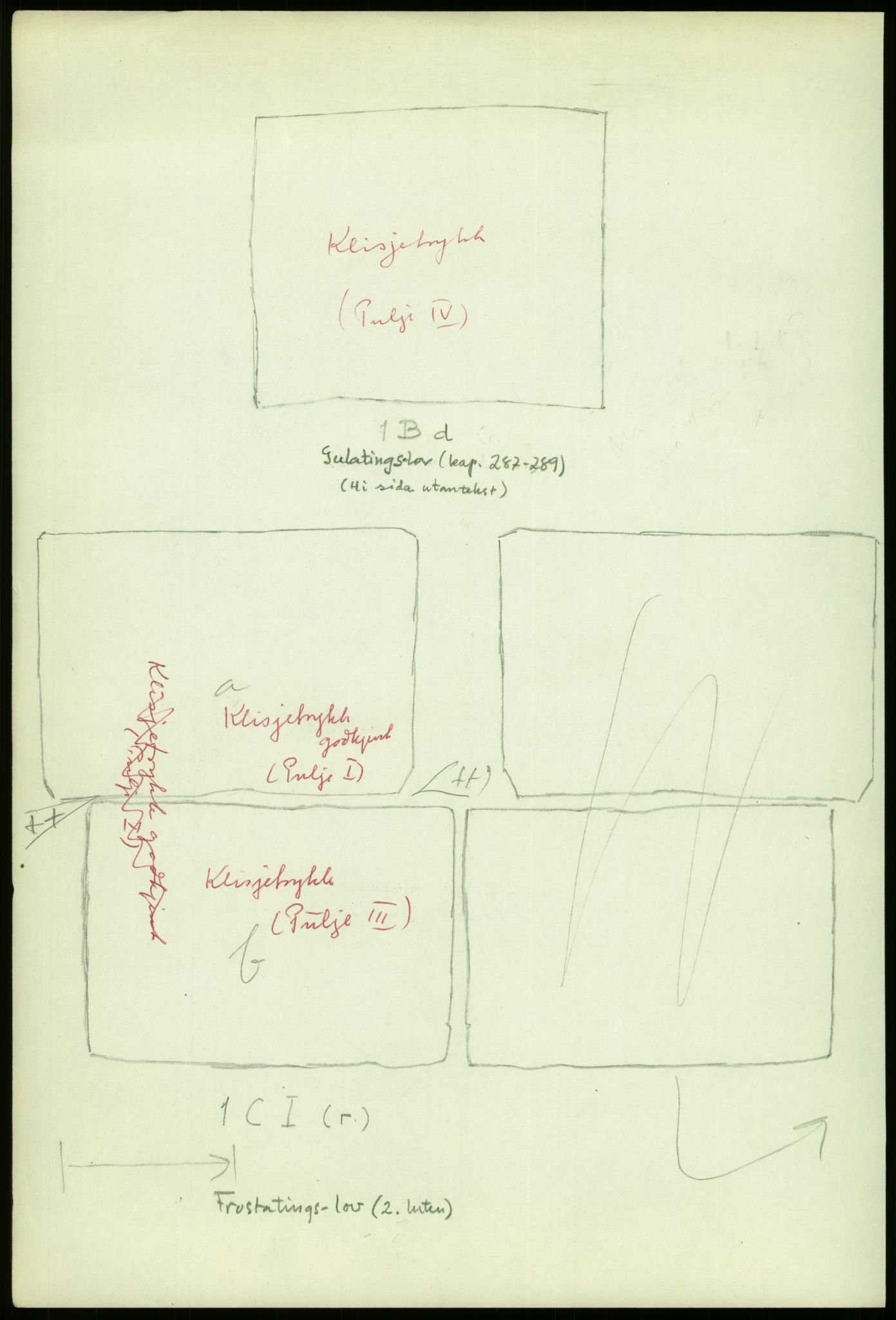 Riksarkivet, AV/RA-S-1577/E/Eb/L0597: Utgivelse av gammelnorske membranfragmenter ved førstearkivar Thorsten Eken, p. 11