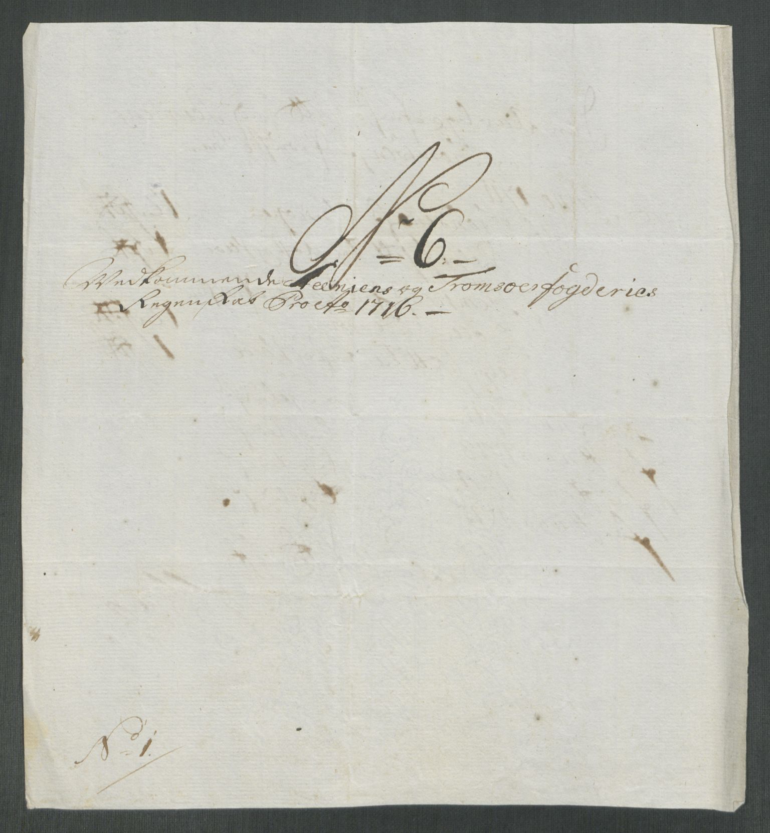 Rentekammeret inntil 1814, Reviderte regnskaper, Fogderegnskap, AV/RA-EA-4092/R68/L4762: Fogderegnskap Senja og Troms, 1716, p. 79