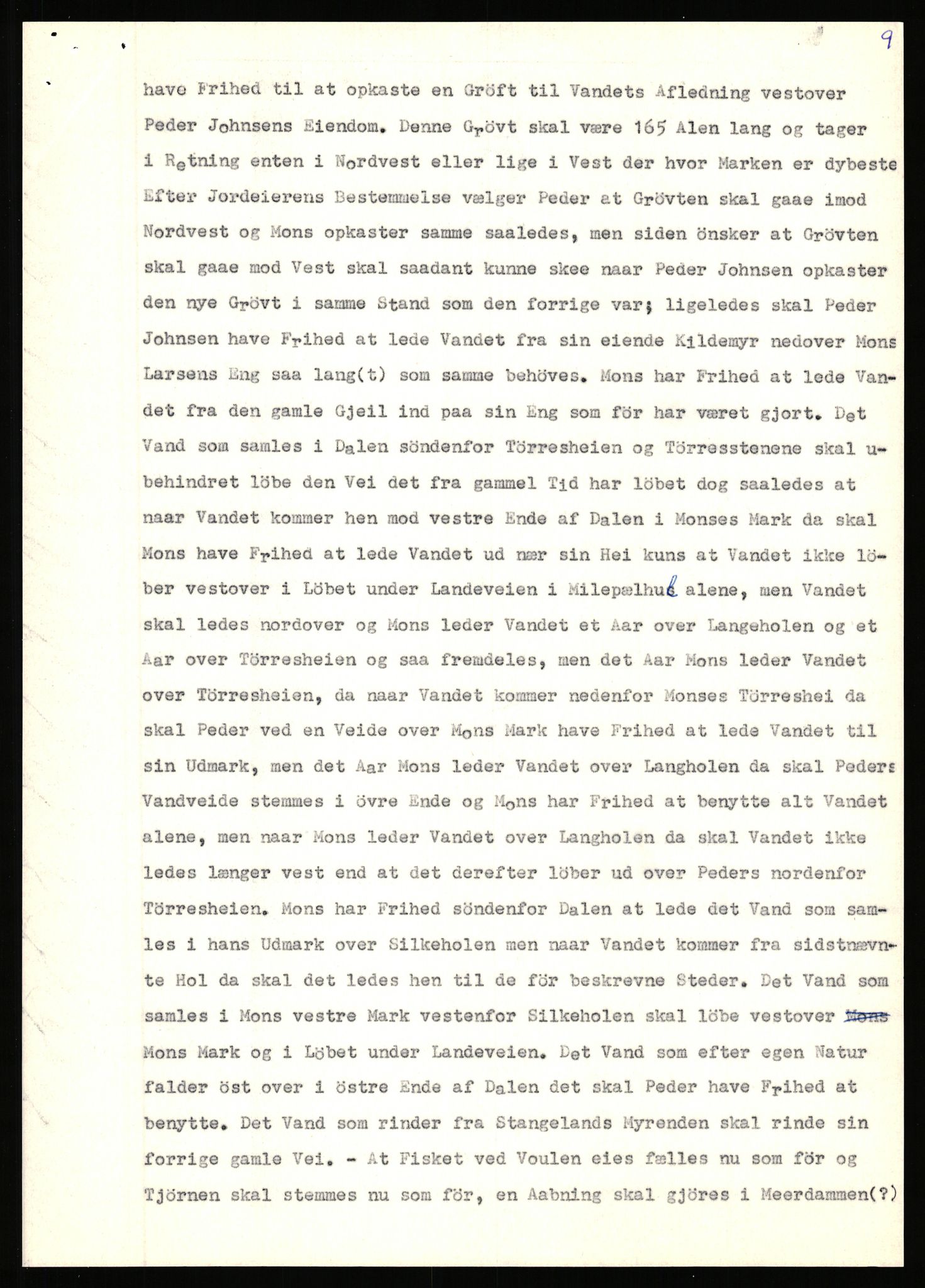 Statsarkivet i Stavanger, AV/SAST-A-101971/03/Y/Yj/L0098: Avskrifter sortert etter gårdsnavn: Øigrei - Østeinstad, 1750-1930, p. 94