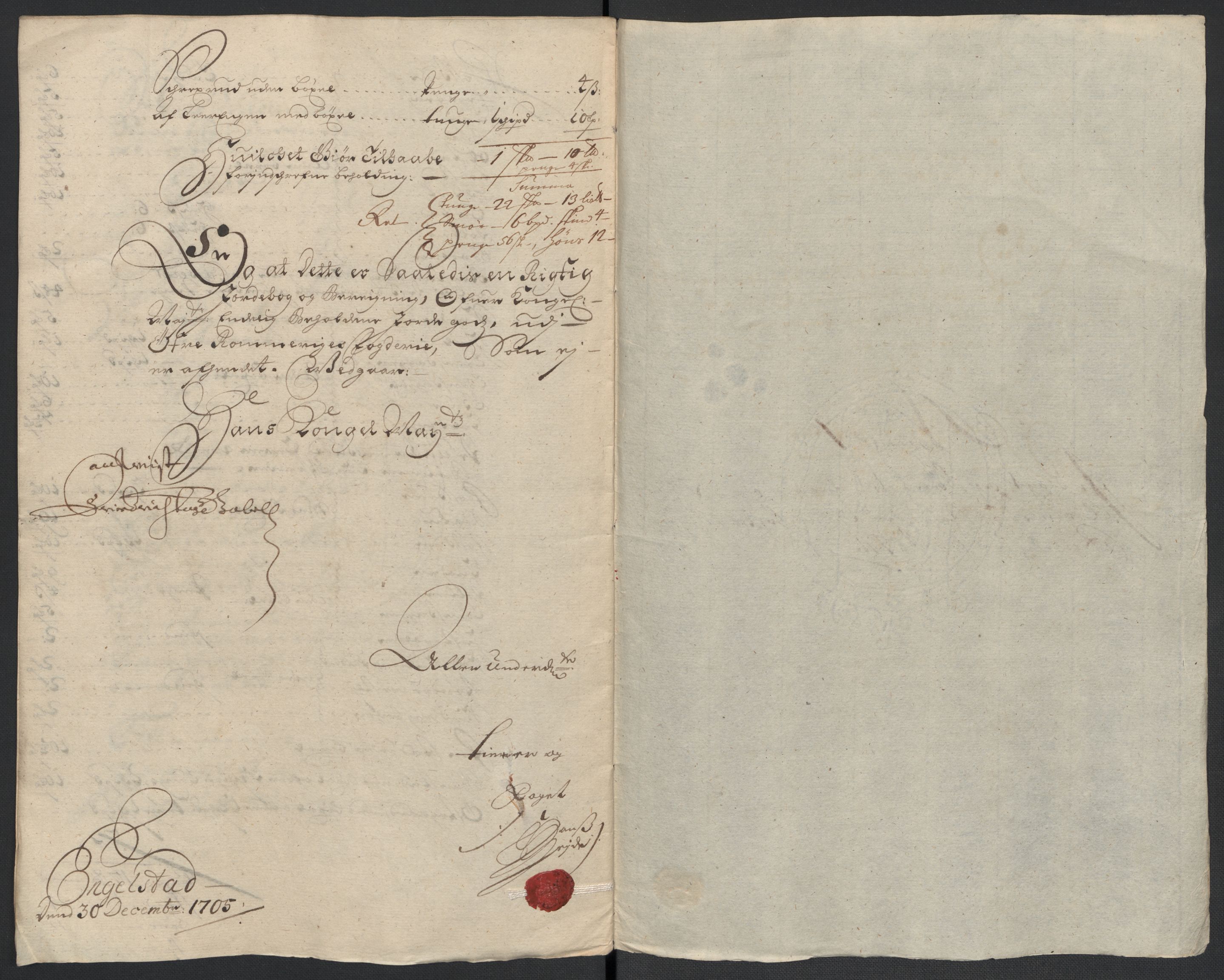 Rentekammeret inntil 1814, Reviderte regnskaper, Fogderegnskap, AV/RA-EA-4092/R12/L0717: Fogderegnskap Øvre Romerike, 1704-1705, p. 258