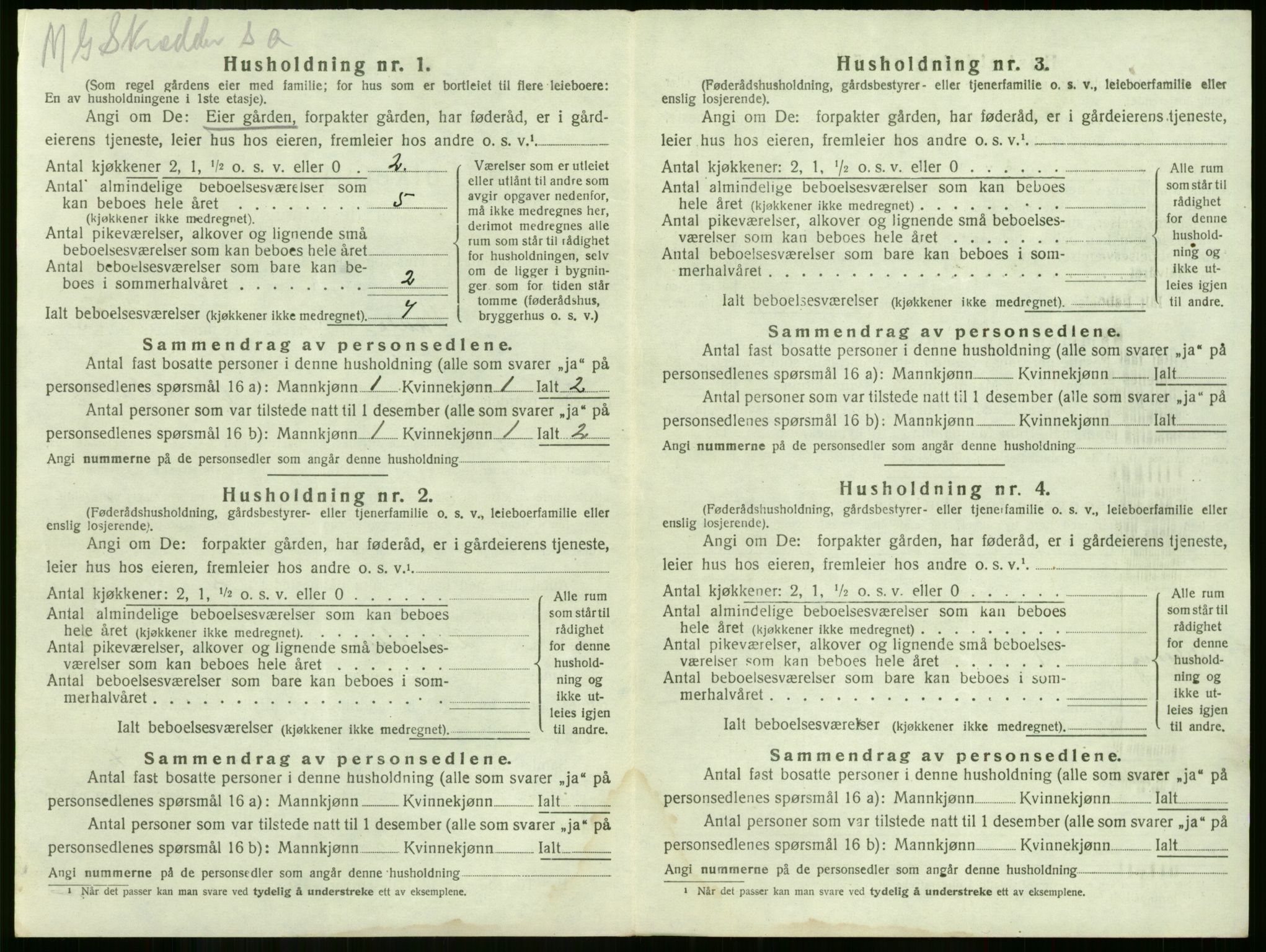 SAKO, 1920 census for Våle, 1920, p. 510