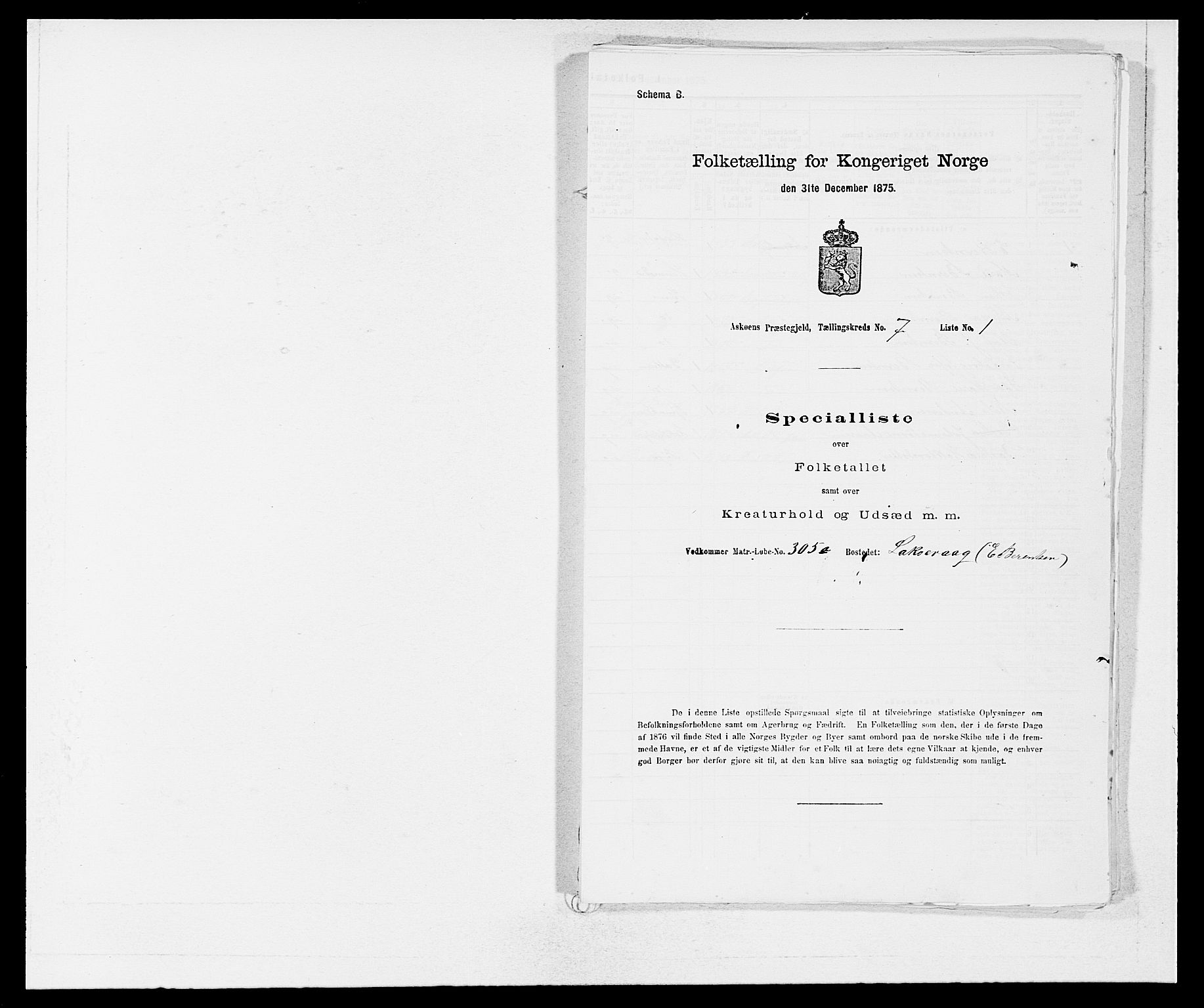 SAB, 1875 census for 1247P Askøy, 1875, p. 1058