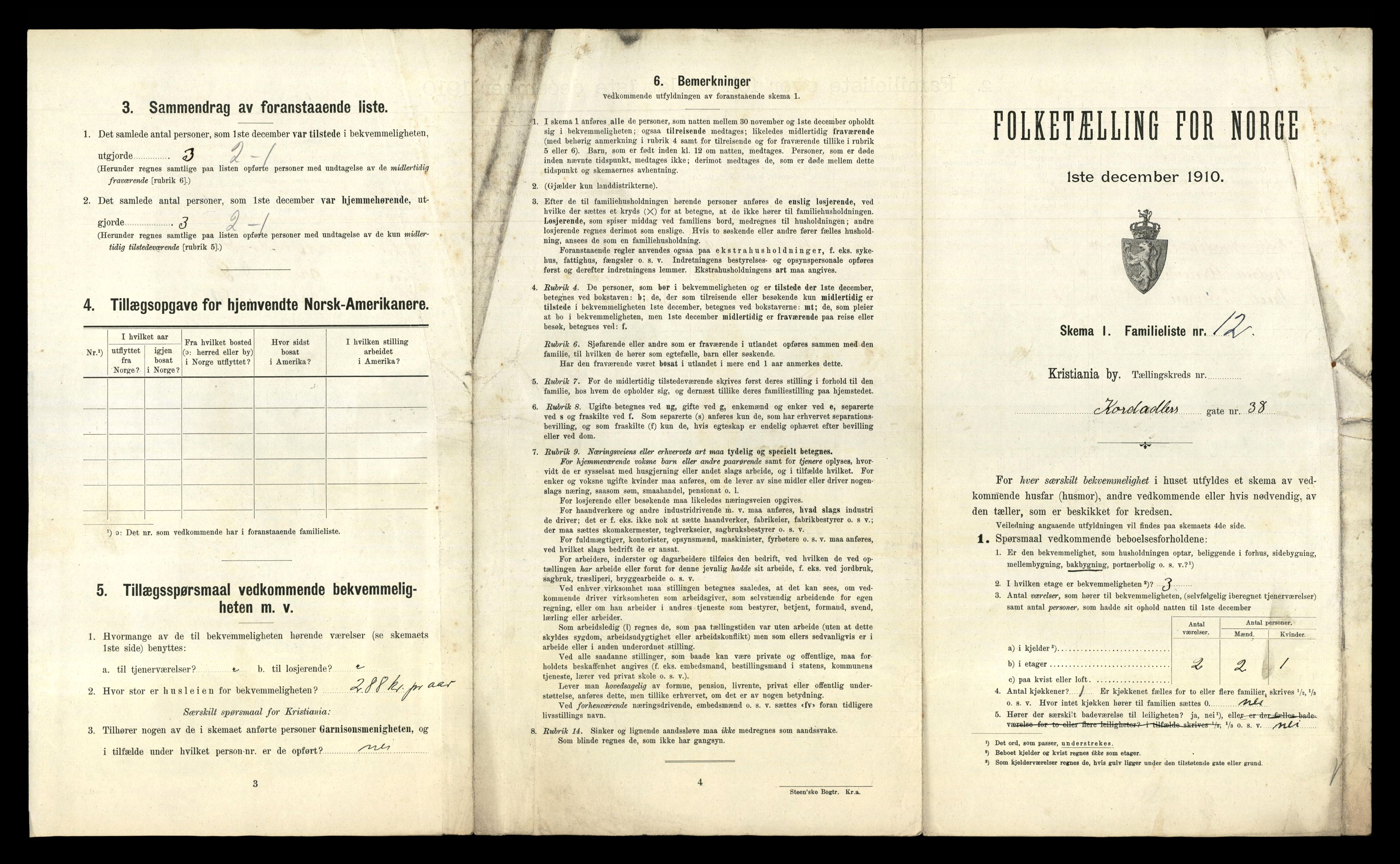 RA, 1910 census for Kristiania, 1910, p. 14233