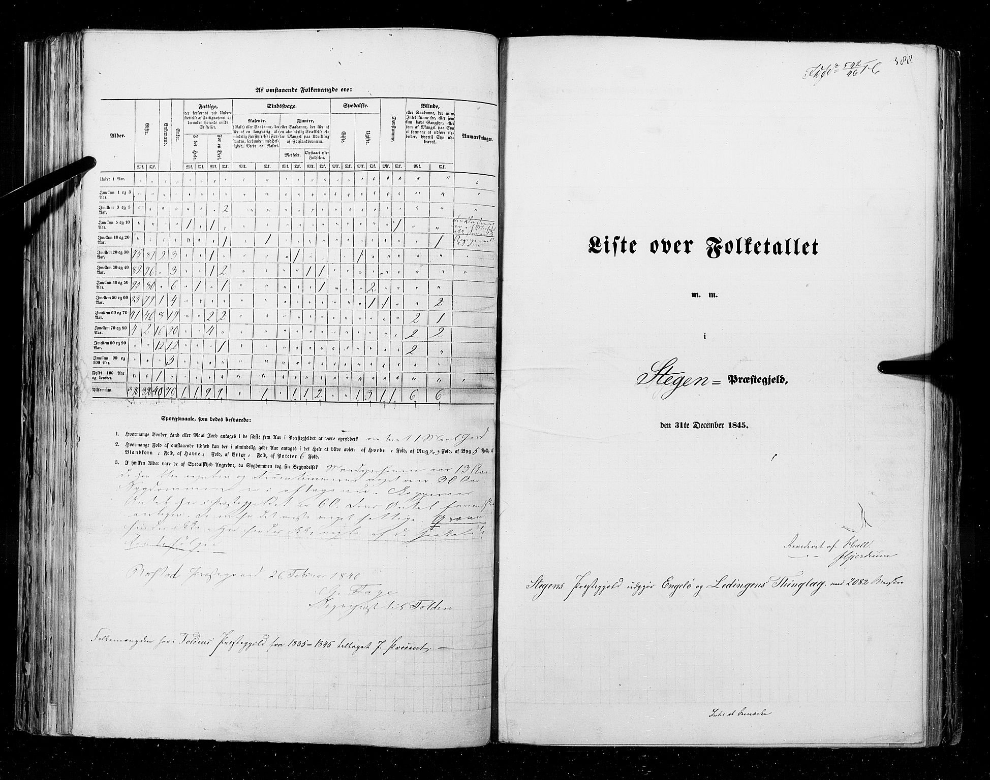 RA, Census 1845, vol. 9B: Nordland amt, 1845, p. 388