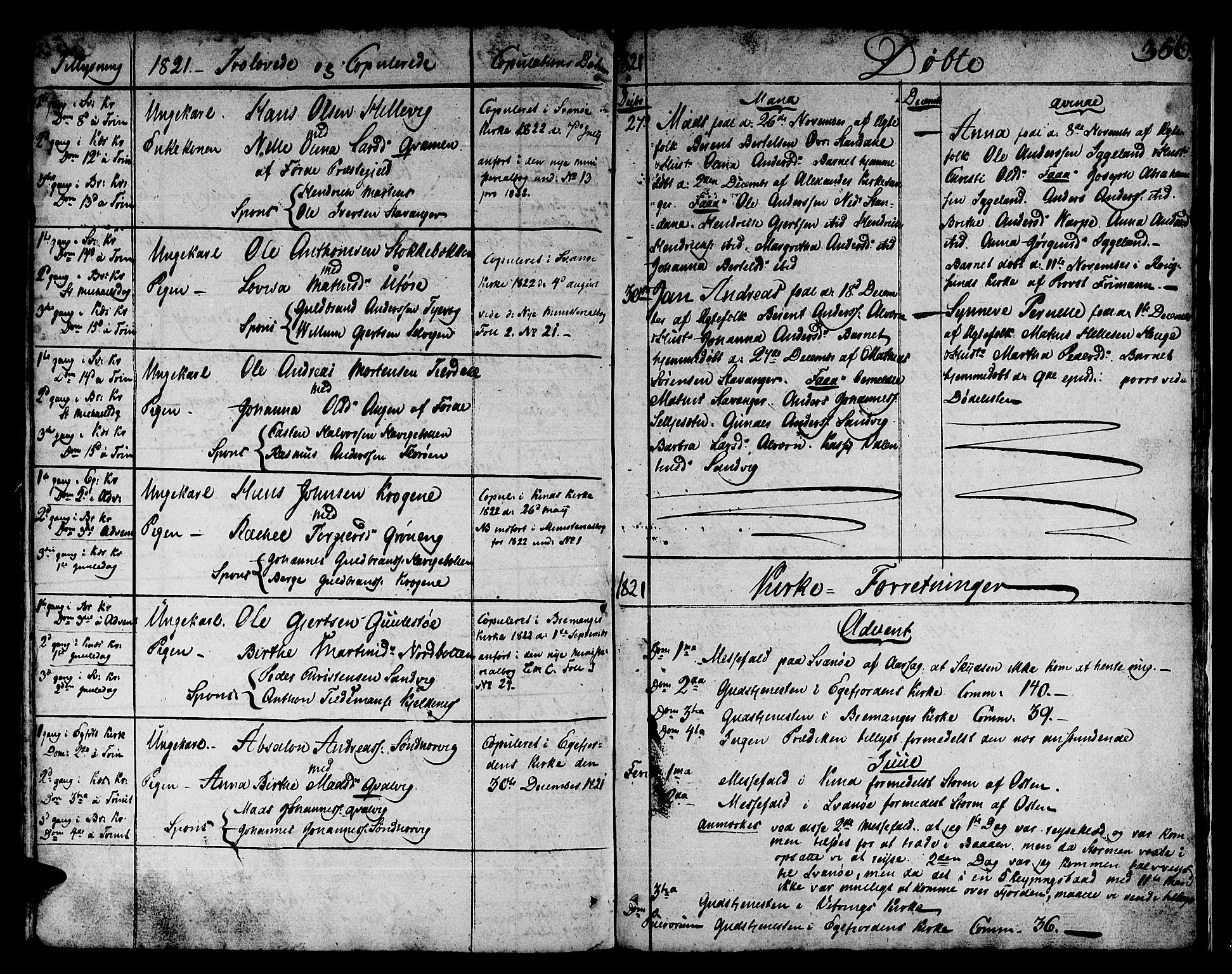 Kinn sokneprestembete, AV/SAB-A-80801/H/Haa/Haaa/L0003: Parish register (official) no. A 3, 1785-1821, p. 356