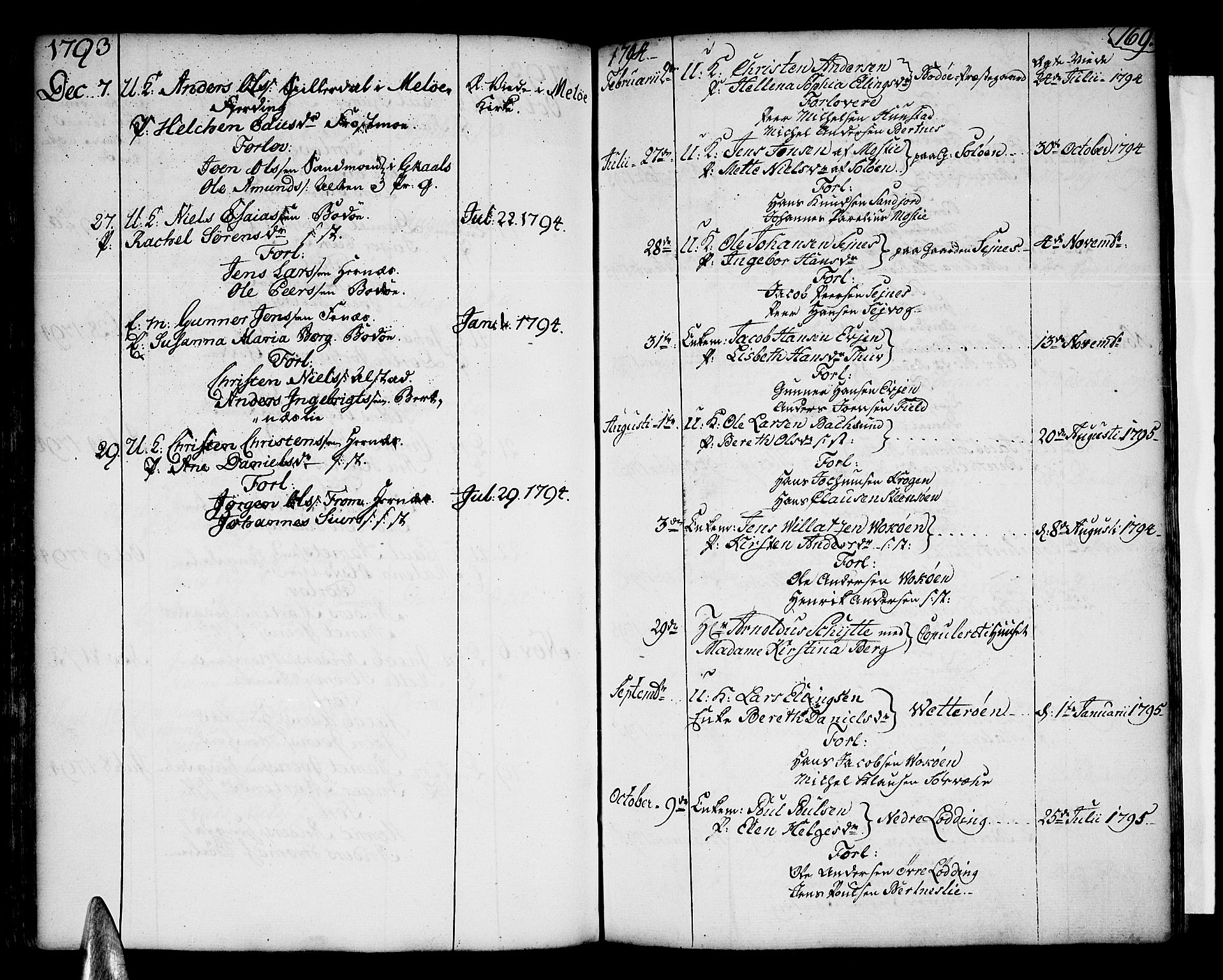 Ministerialprotokoller, klokkerbøker og fødselsregistre - Nordland, SAT/A-1459/801/L0003: Parish register (official) no. 801A03, 1762-1795, p. 169