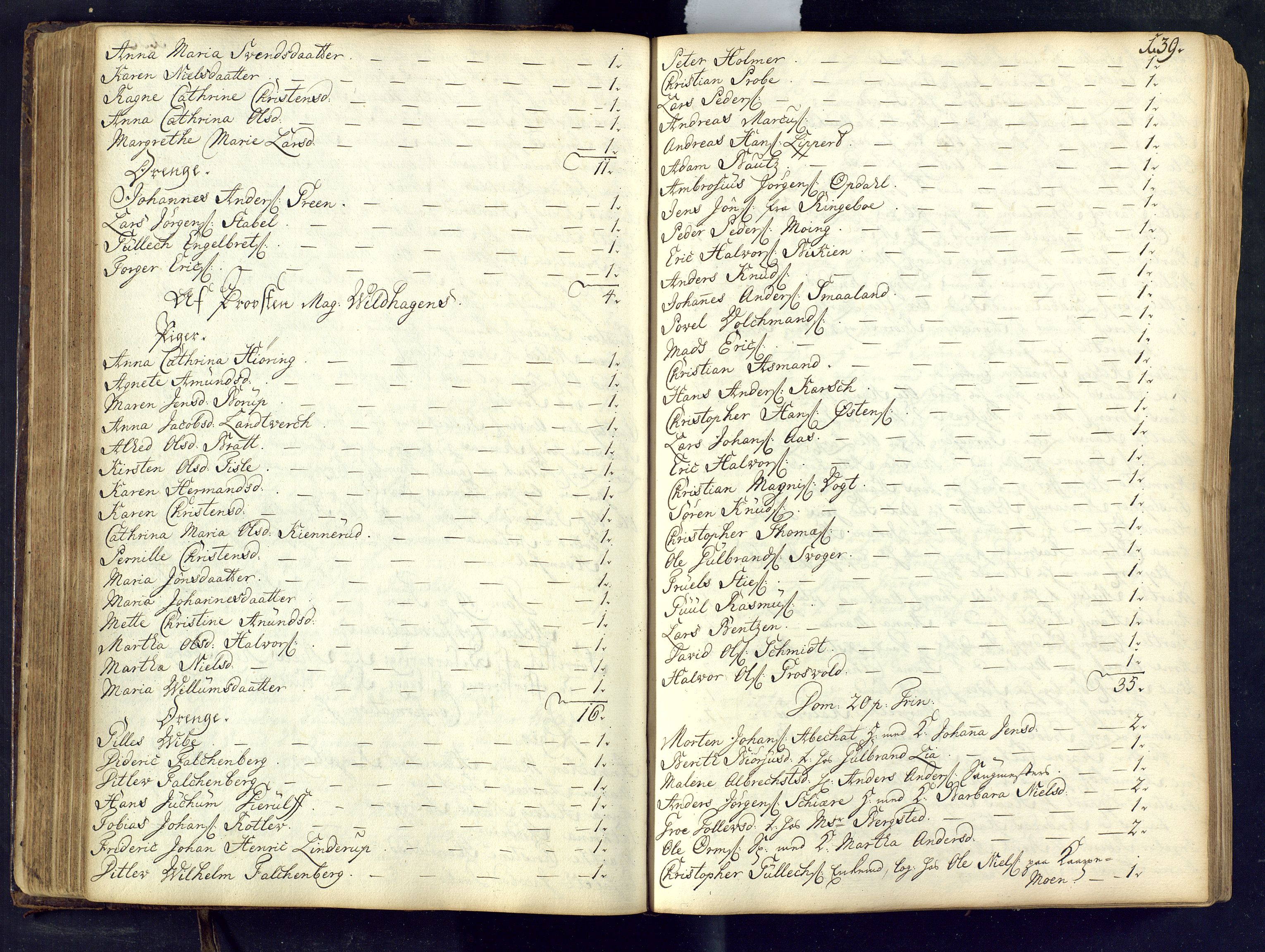 Kongsberg kirkebøker, AV/SAKO-A-22/M/Ma/L0002: Communicants register no. 2, 1739-1745, p. 139