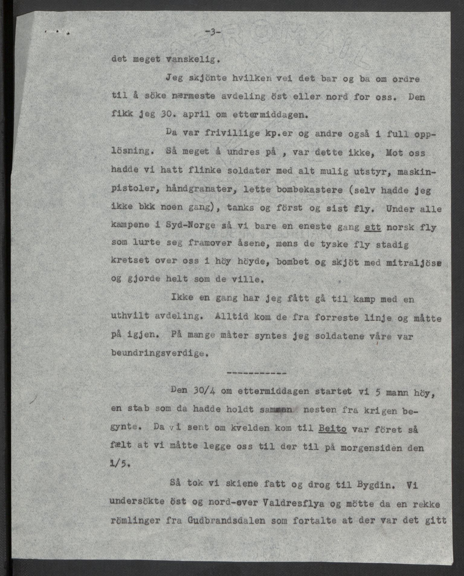 Forsvaret, Forsvarets krigshistoriske avdeling, AV/RA-RAFA-2017/Y/Yb/L0103: II-C-11-420-430  -  4. Divisjon., 1940-1946, p. 662