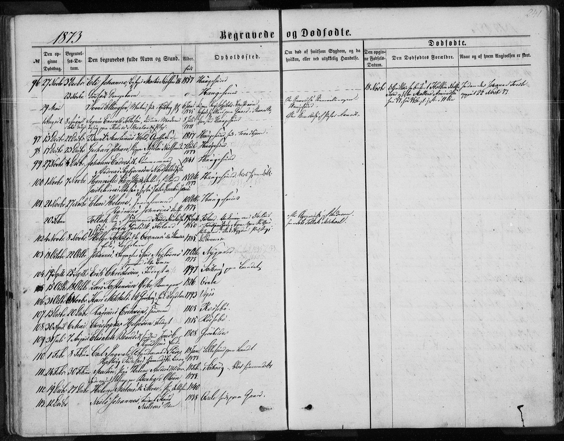 Torvastad sokneprestkontor, AV/SAST-A -101857/H/Ha/Haa/L0013: Parish register (official) no. A 12.2, 1867-1877