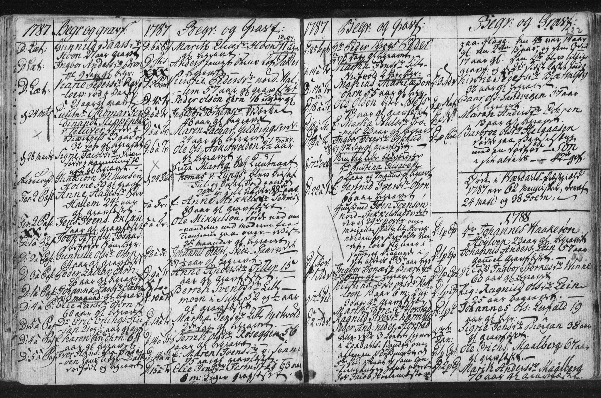 Ministerialprotokoller, klokkerbøker og fødselsregistre - Nord-Trøndelag, SAT/A-1458/723/L0232: Parish register (official) no. 723A03, 1781-1804, p. 232