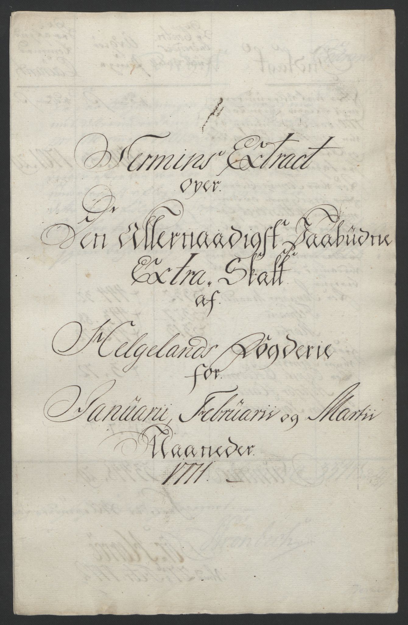 Rentekammeret inntil 1814, Reviderte regnskaper, Fogderegnskap, RA/EA-4092/R65/L4573: Ekstraskatten Helgeland, 1762-1772, p. 323