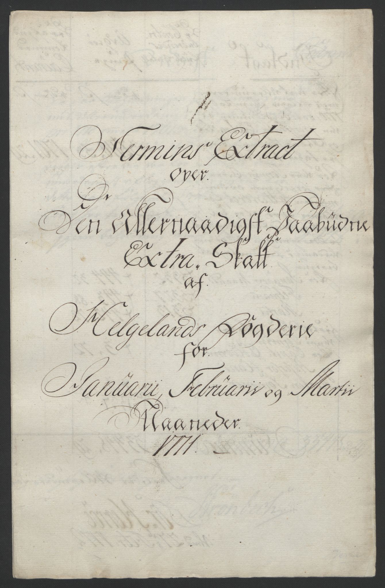 Rentekammeret inntil 1814, Reviderte regnskaper, Fogderegnskap, AV/RA-EA-4092/R65/L4573: Ekstraskatten Helgeland, 1762-1772, p. 323