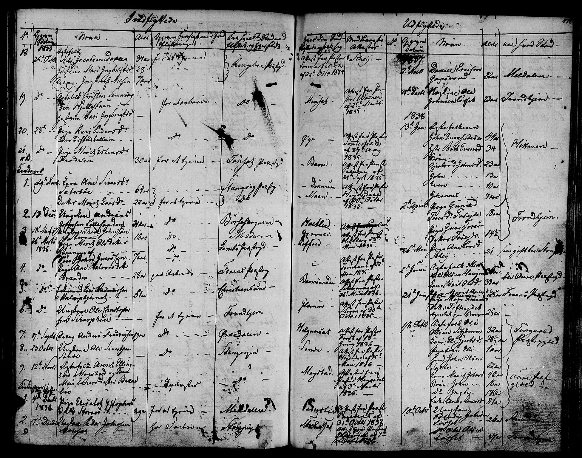Ministerialprotokoller, klokkerbøker og fødselsregistre - Møre og Romsdal, SAT/A-1454/595/L1042: Parish register (official) no. 595A04, 1829-1843, p. 414