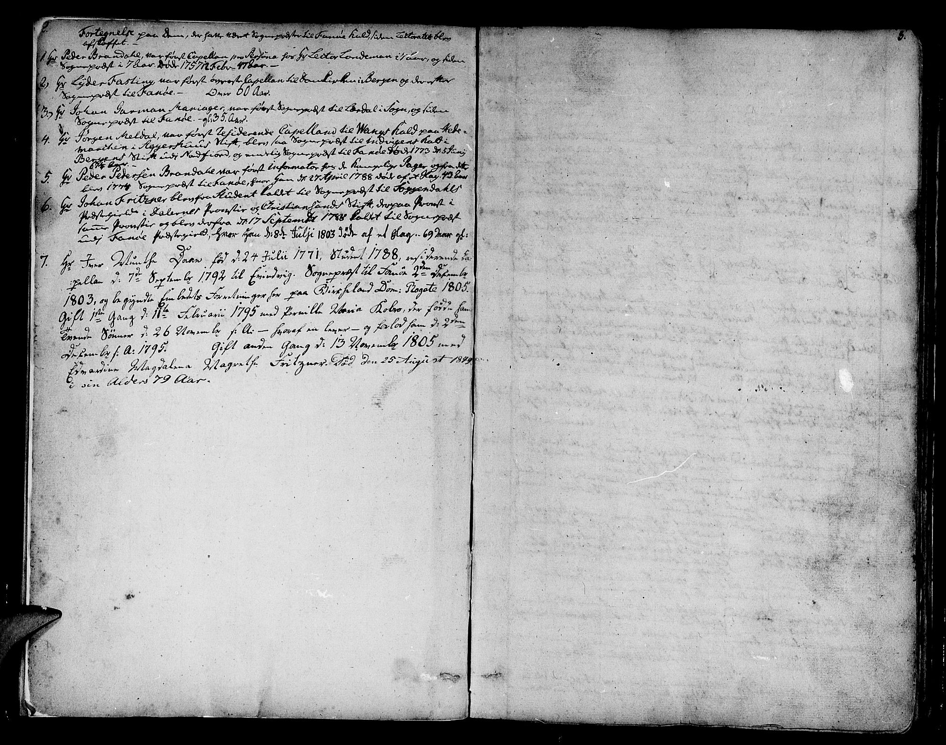 Fana Sokneprestembete, SAB/A-75101/H/Haa/Haaa/L0006: Parish register (official) no. A 6, 1800-1815, p. 2-3