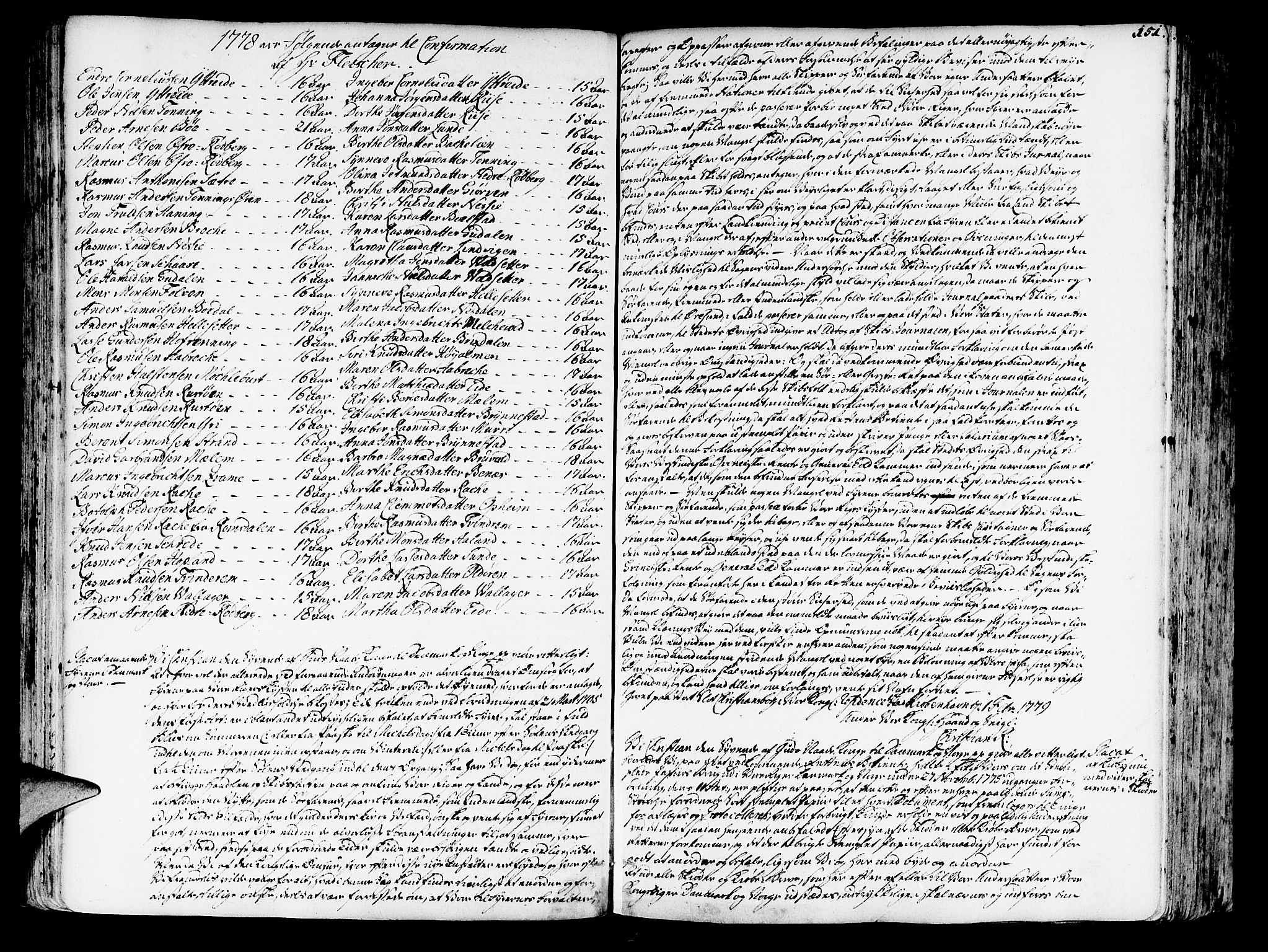 Innvik sokneprestembete, SAB/A-80501: Other parish register no. I.2.A, 1750-1835, p. 151